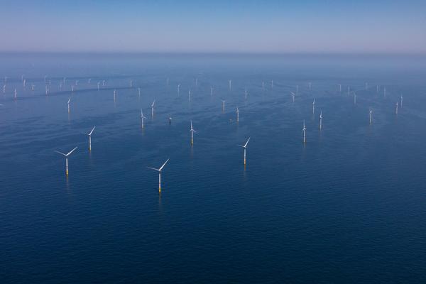 Windpark op zee