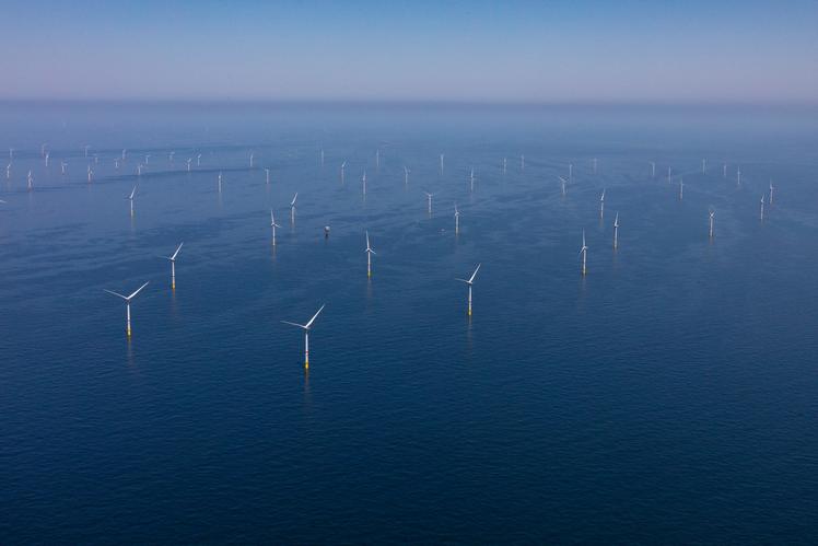 Windpark op zee