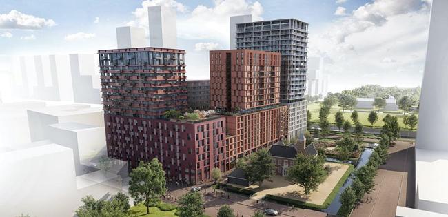 Conceptbeeld van Binckhorst bij Den Haag