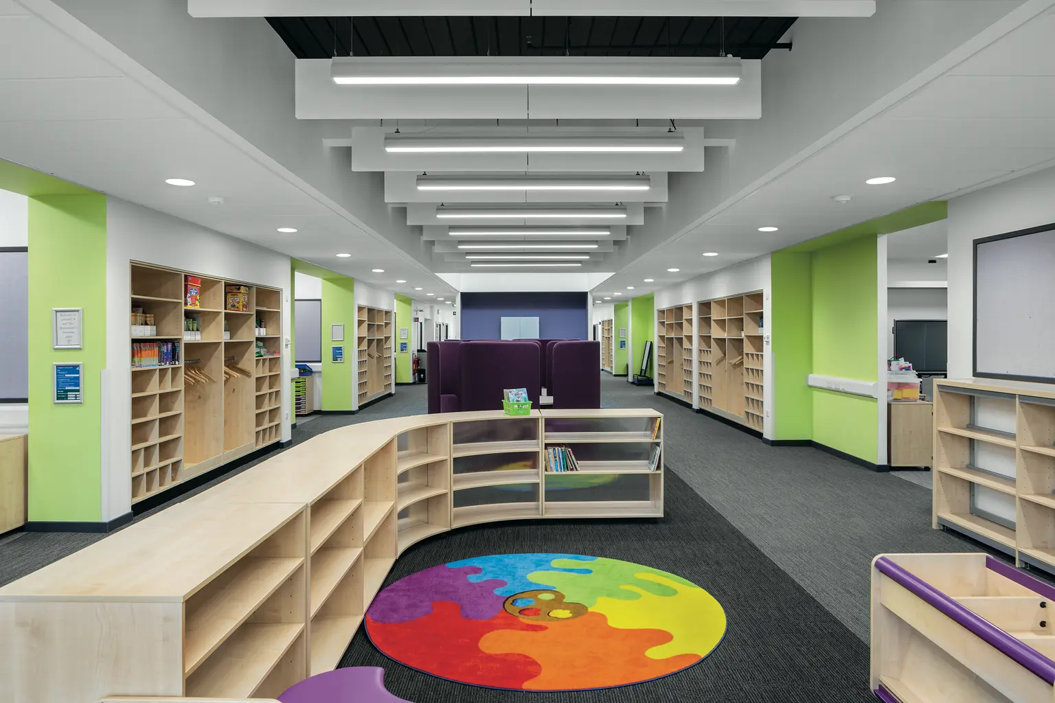 Downlight in Schulen