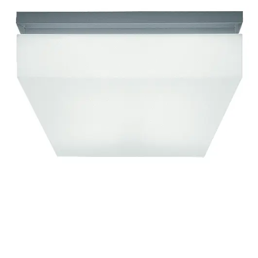 Die PERLUCE Deckenlampe auf weiß.