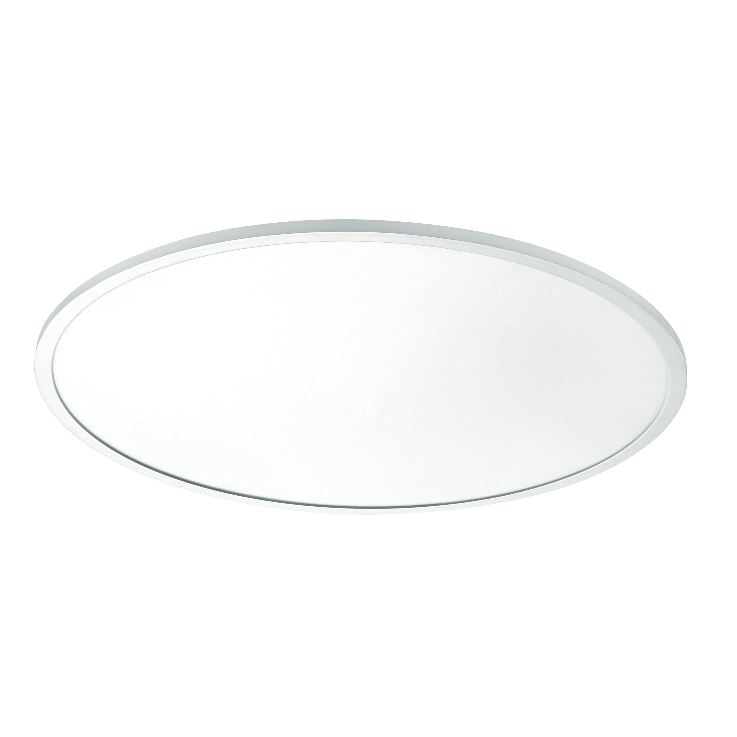 A sleek, round LED ceiling light with a slim, white frame and a minimalist design. It provides uniform, glare-free illumination, making it ideal for modern residential or commercial interiors.