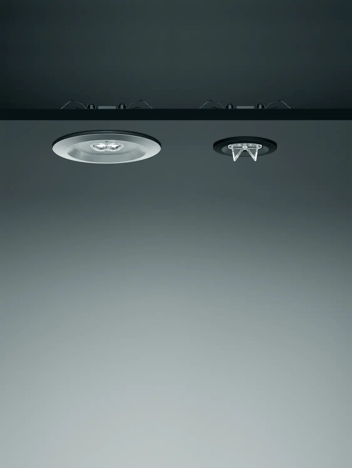 Emergency exit signs by Zumtobel Lighting