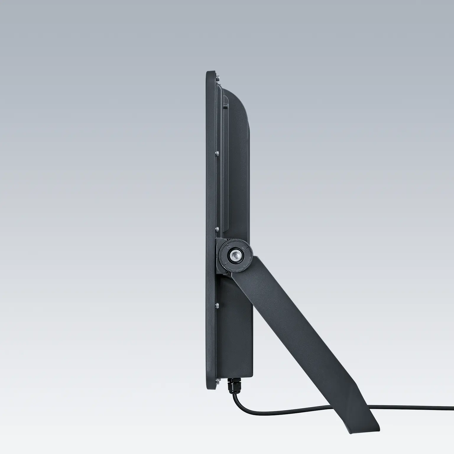 Side view of Leo Flex floodlight