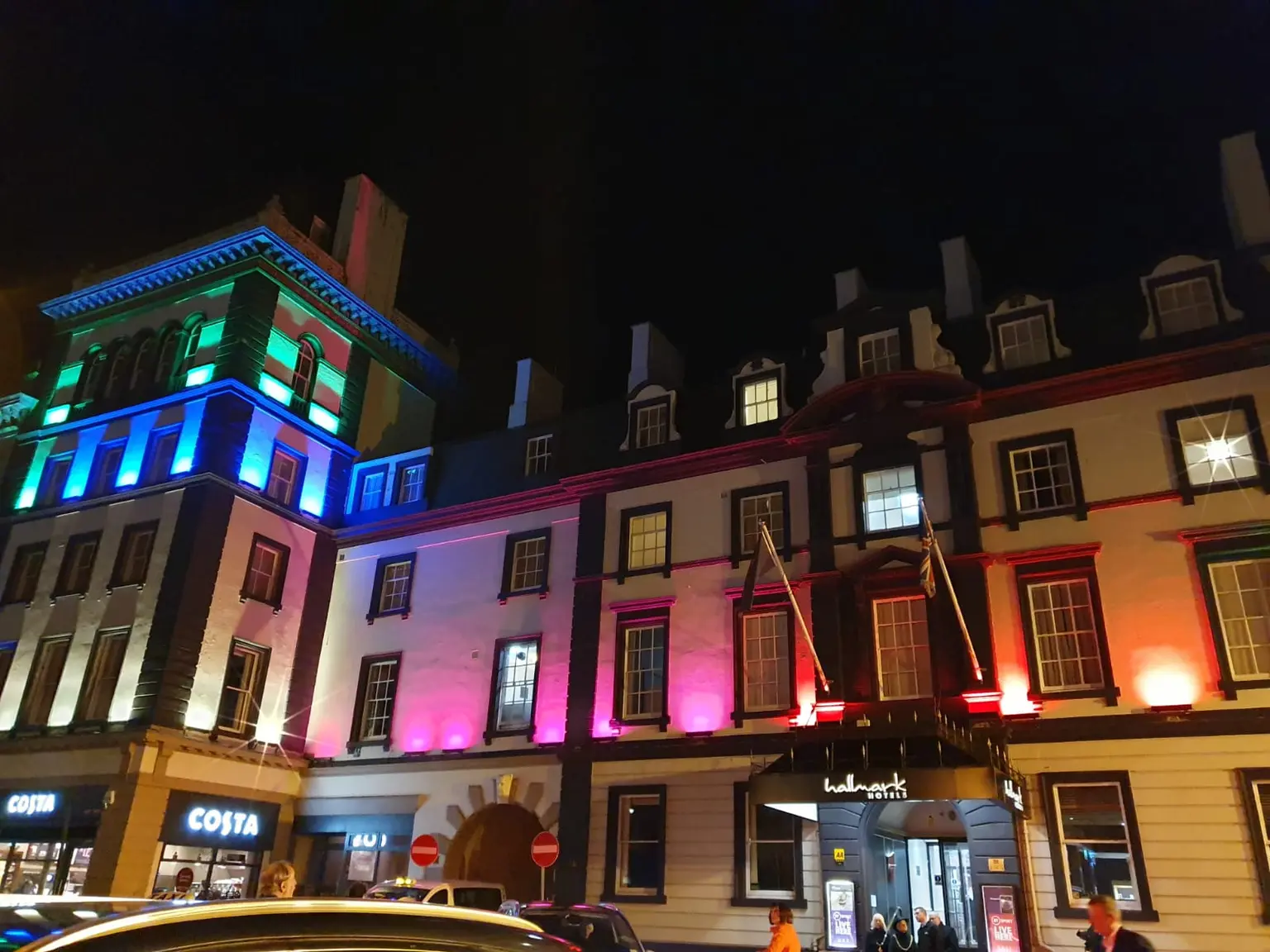 Carlisle Hallmark Hotel illuminato dall'EROA di Thorn