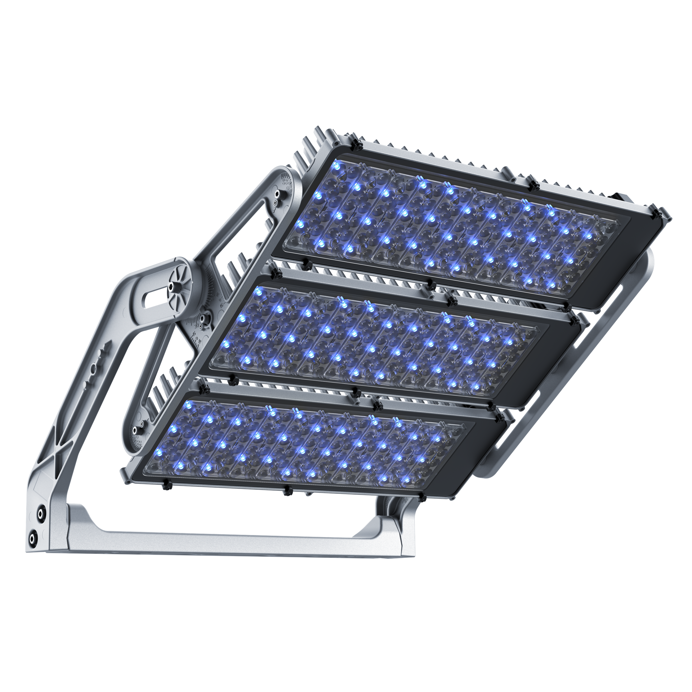 Proiettore Altis RGBW per l'illuminazione di intrattenimento negli stadi di calcio