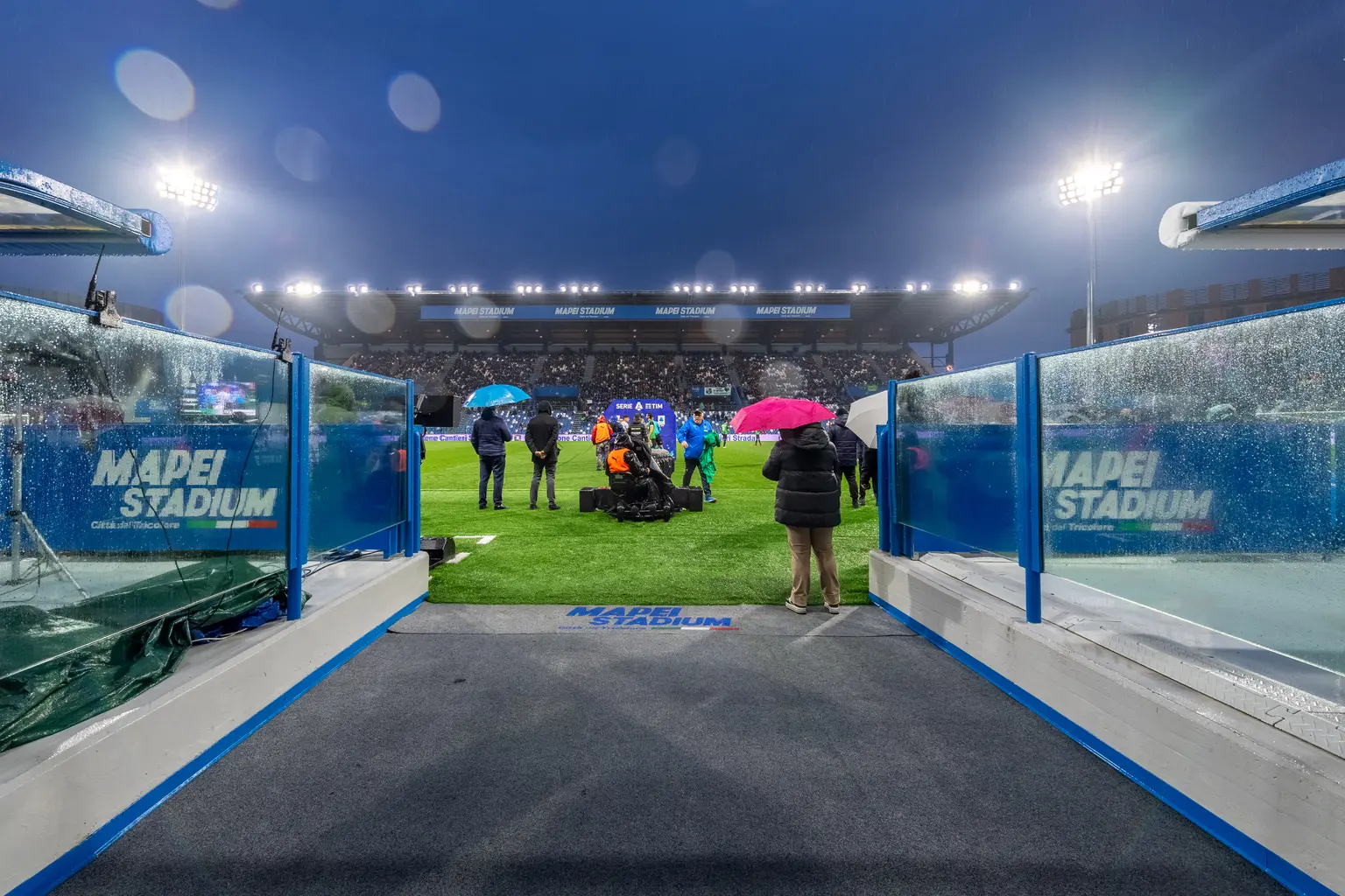 Illuminazione del campo da gioco di Thorn al Mapei Stadium