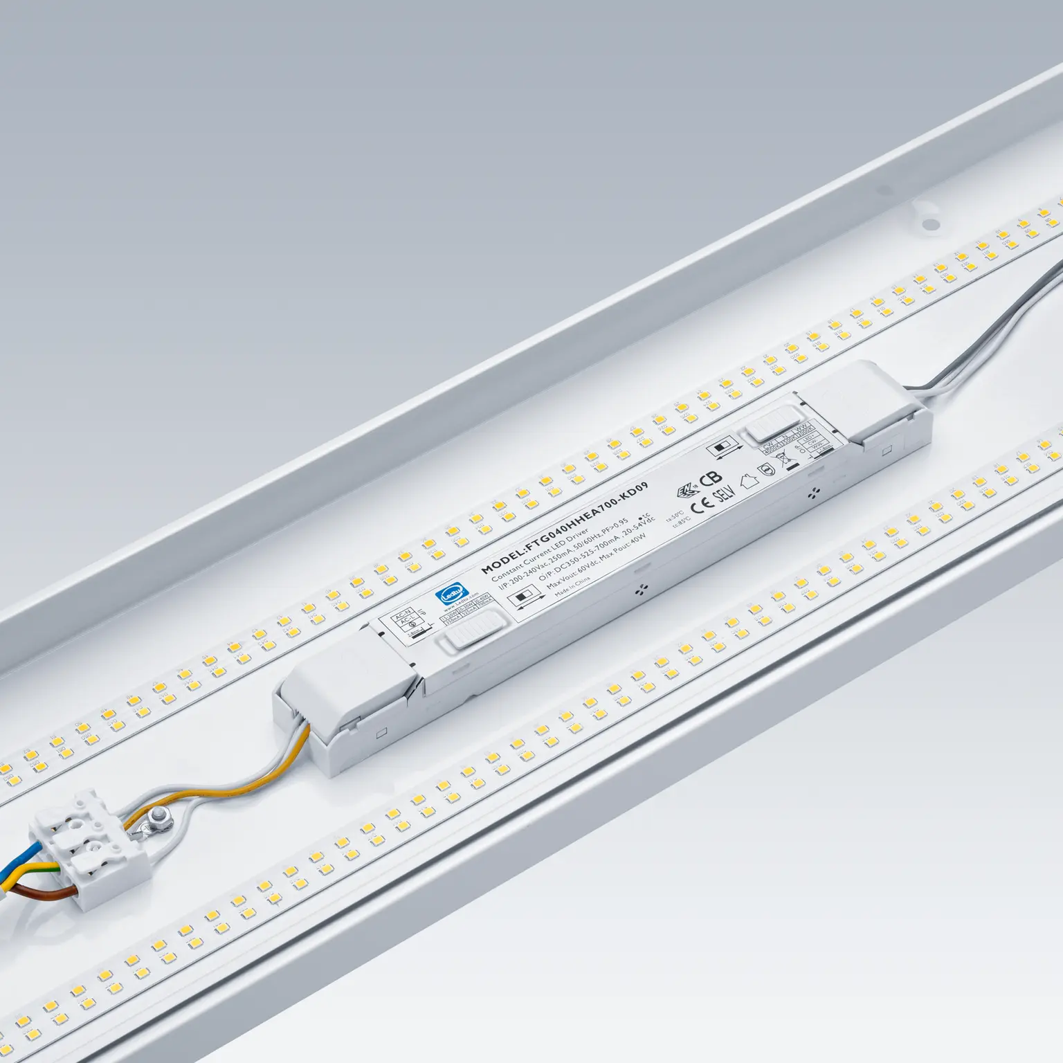 An image showing the CCT switch on Freja allowing the user to change the light intensity on site