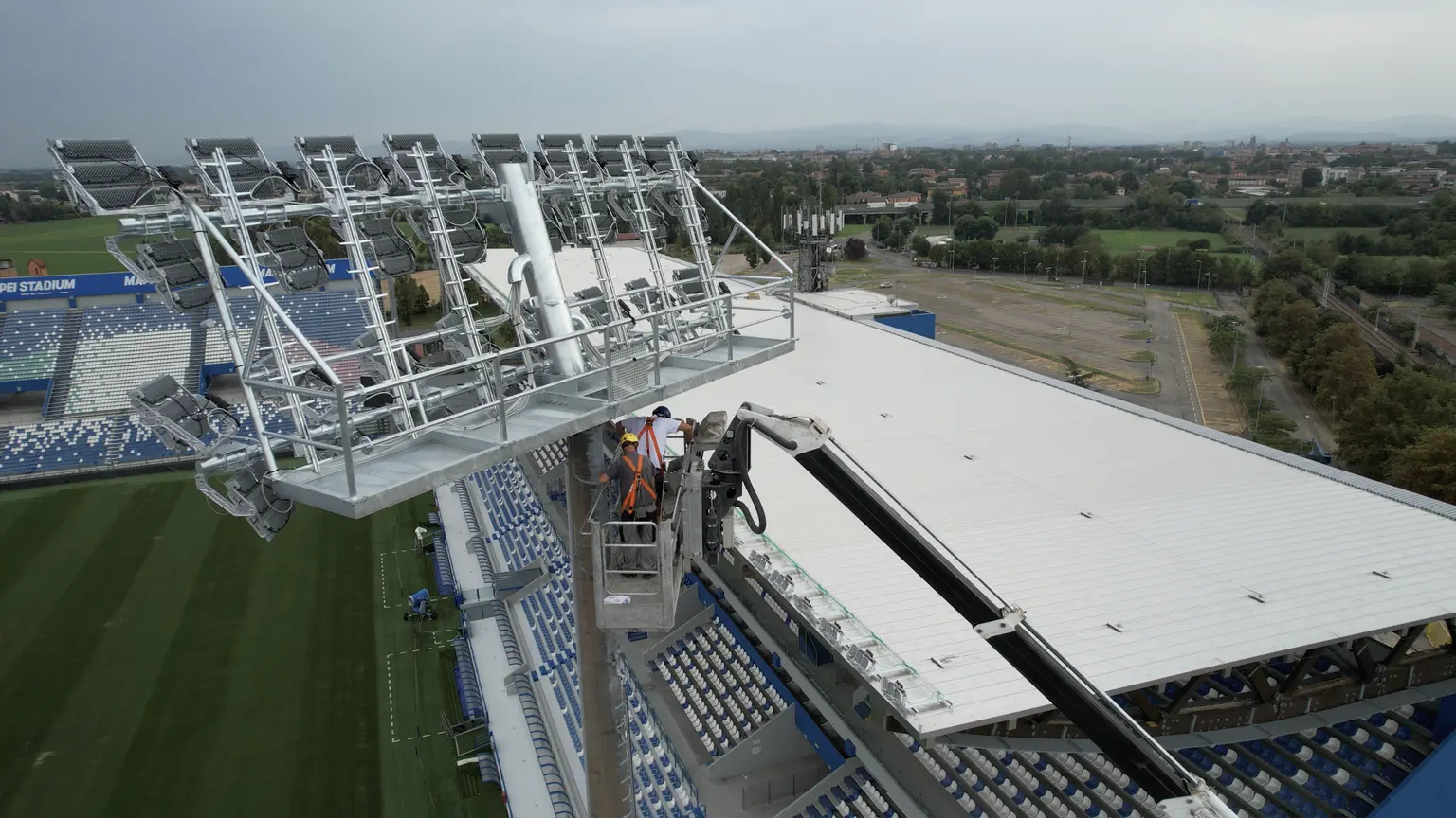 Beleuchtung für Freizeitfußball