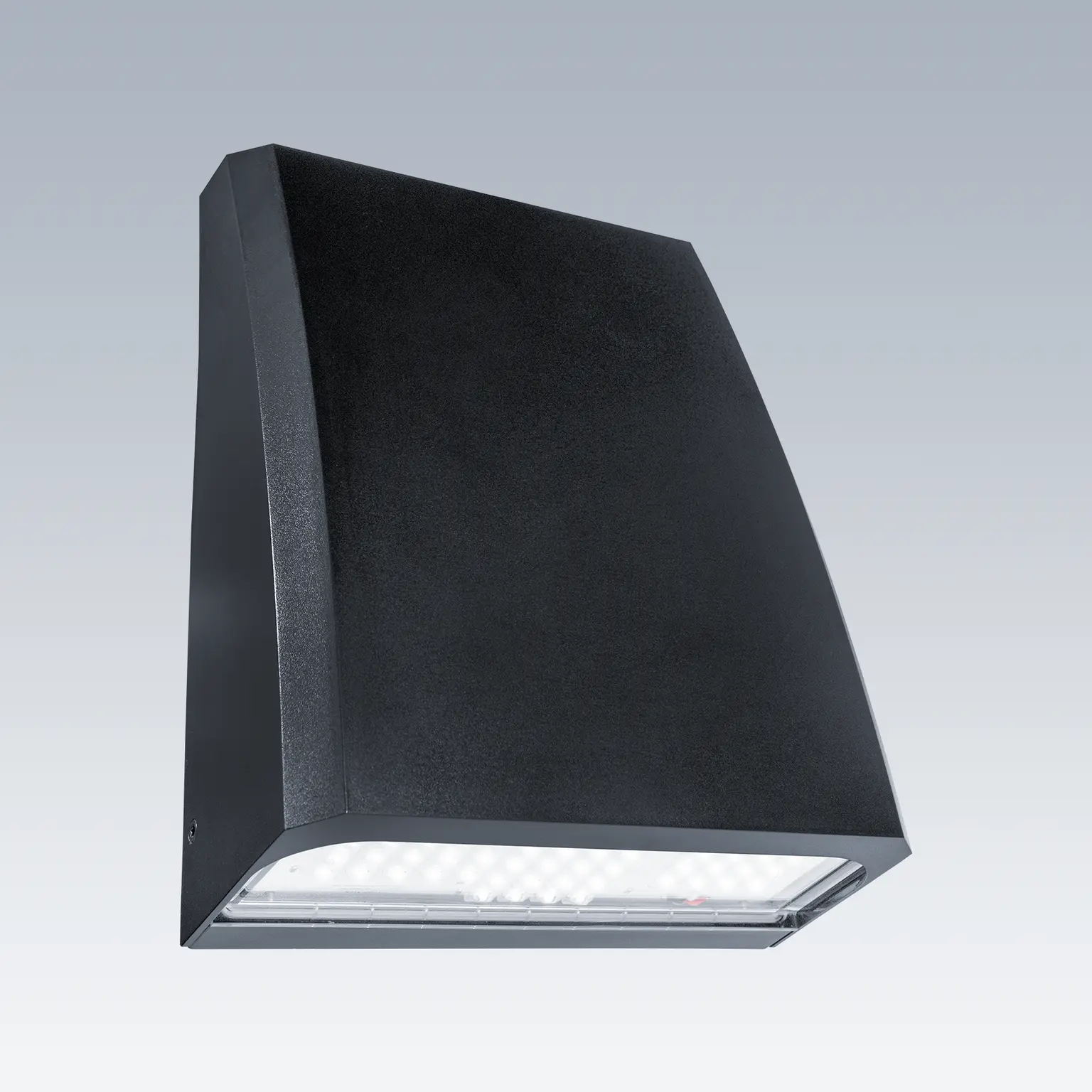 Front view of Toby outdoor wall luminaire