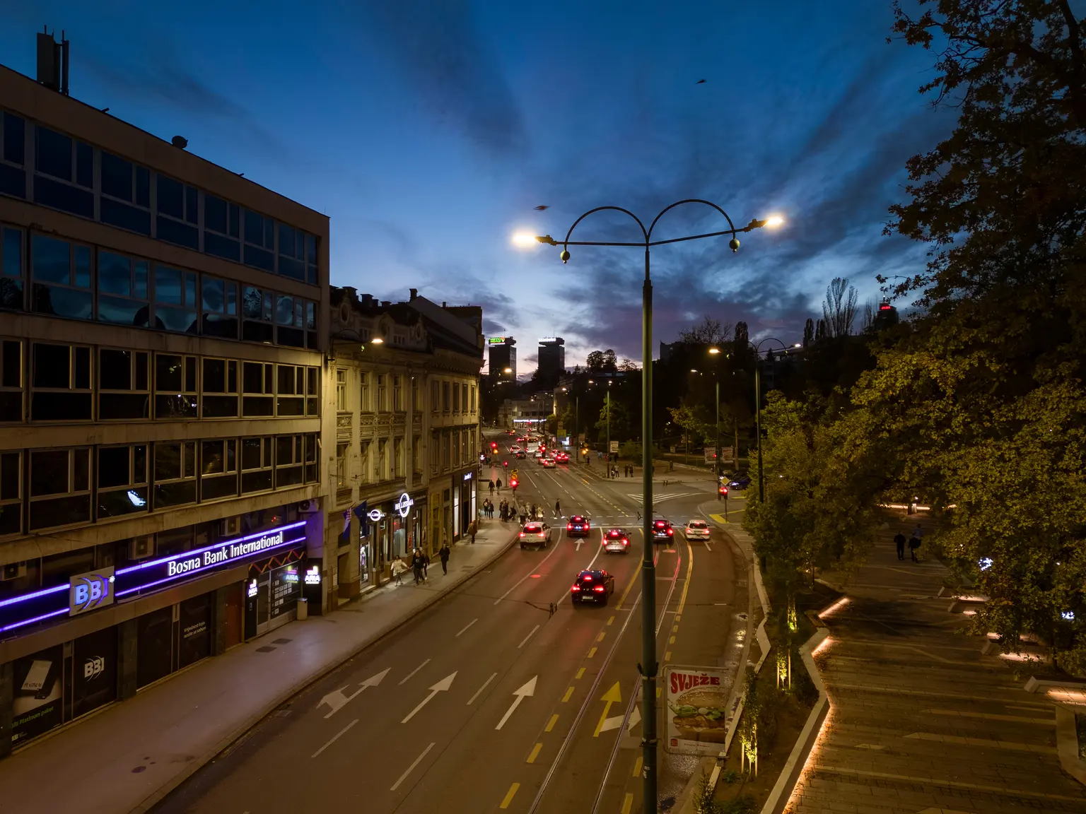 Illuminazione stradale Isaro Pro a Sarajevo