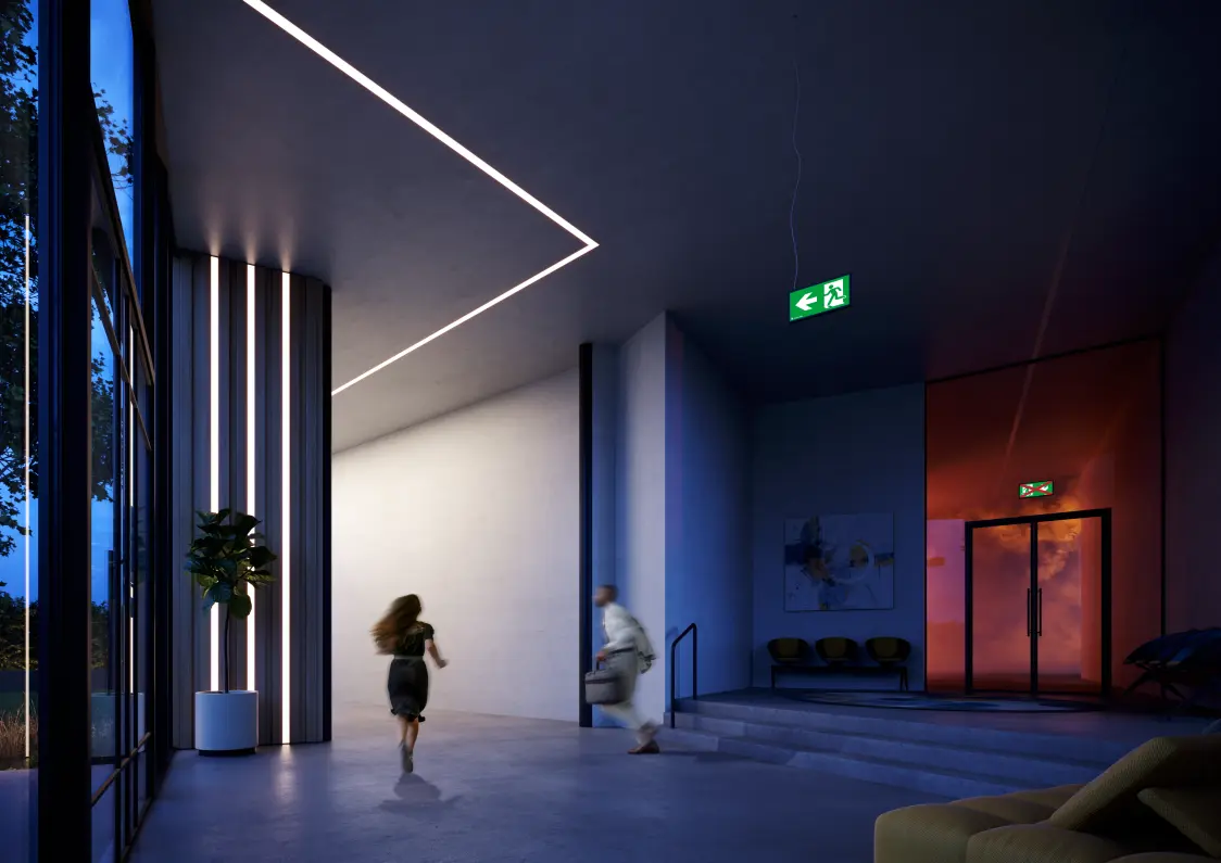 Sicherheitszeichenleuchte von Zumtobel Lighting