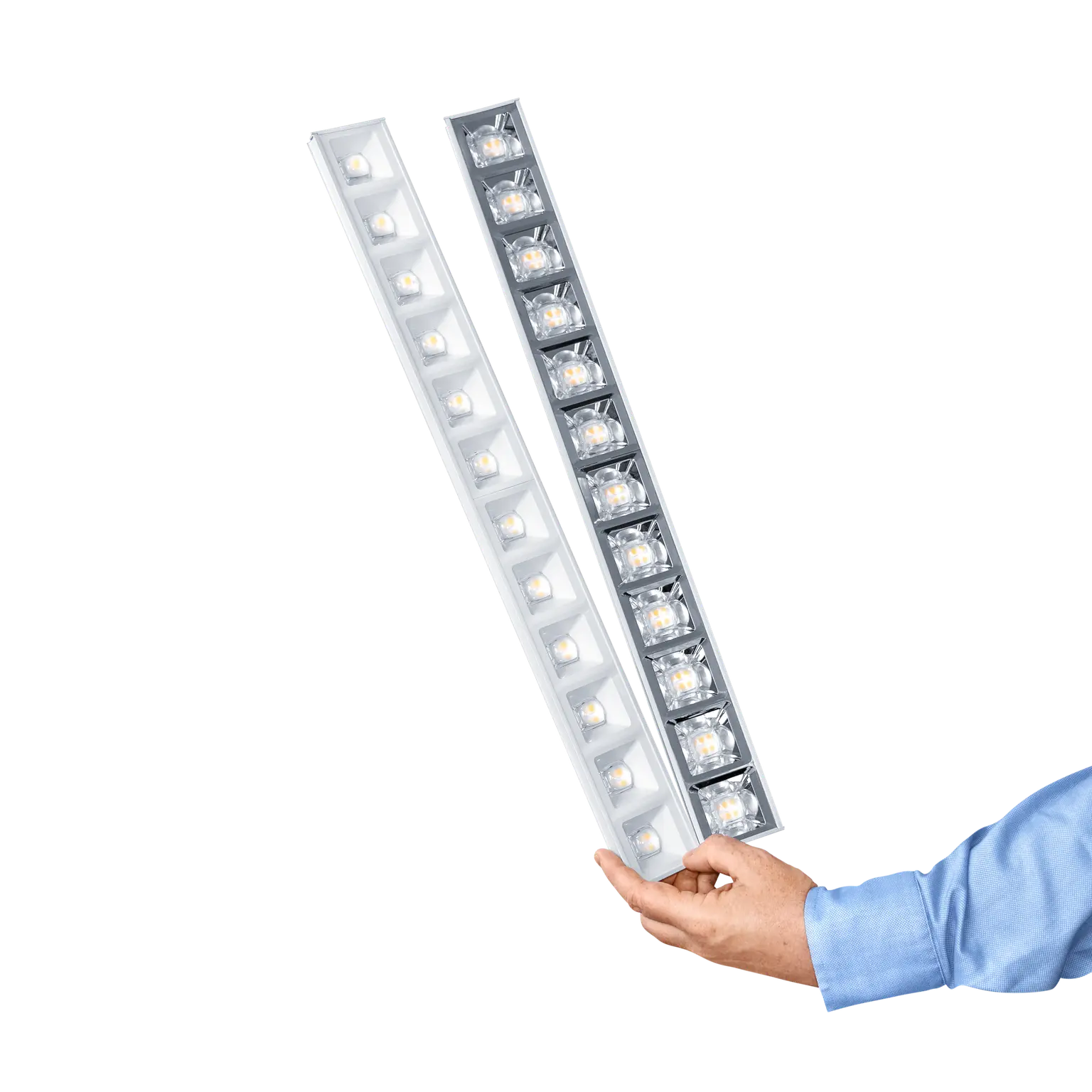 Moduli LED lineari sostituibili Omega Moduline di Thorn Lighting