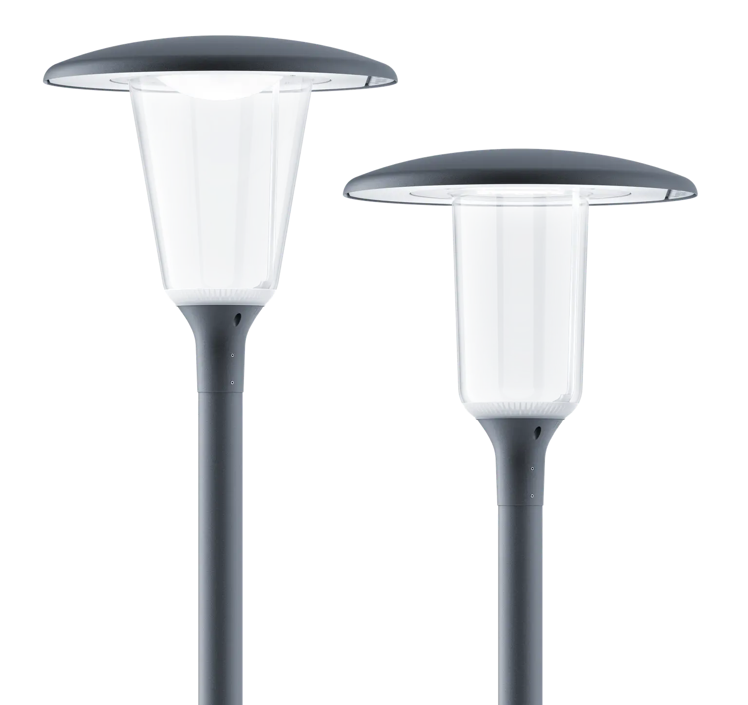Il design classico e contemporaneo di Aerie la rendono ideale per l'installazione in molti contesti. L'ampia varietà di finiture e ottiche disponibili consente ad Aerie di adattarsi a differenti esigenze. 