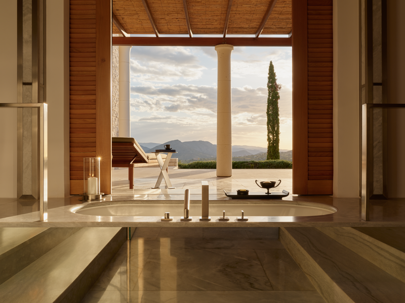 Amanzoe, Greece - Accommodation, Pool Pavilion