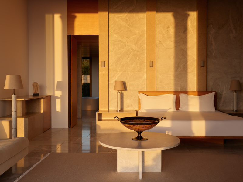 Amanzoe, Greece - Accommodation, Villas, Villa 15, Bedroom