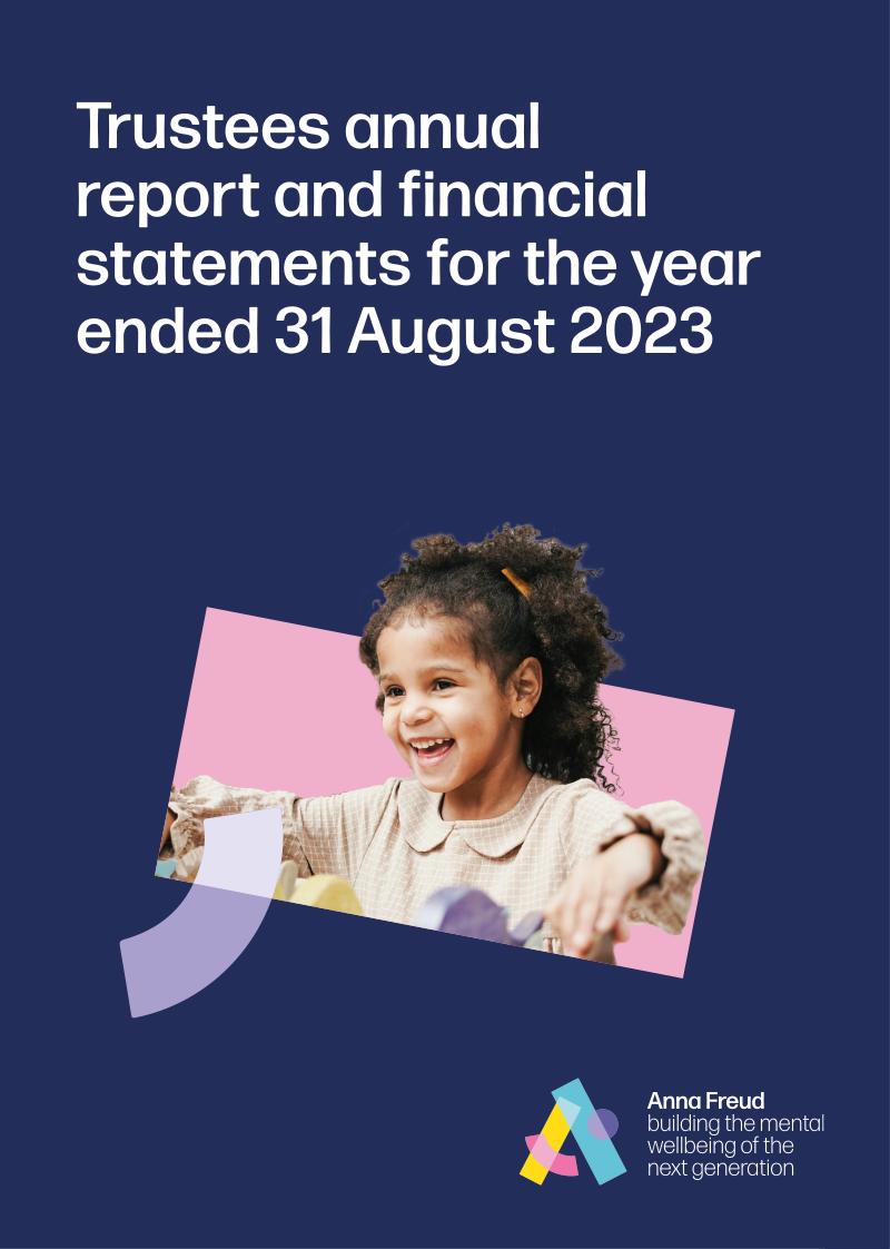 The Anna Freud Centre - Annual Report YE Aug 2023 - signed