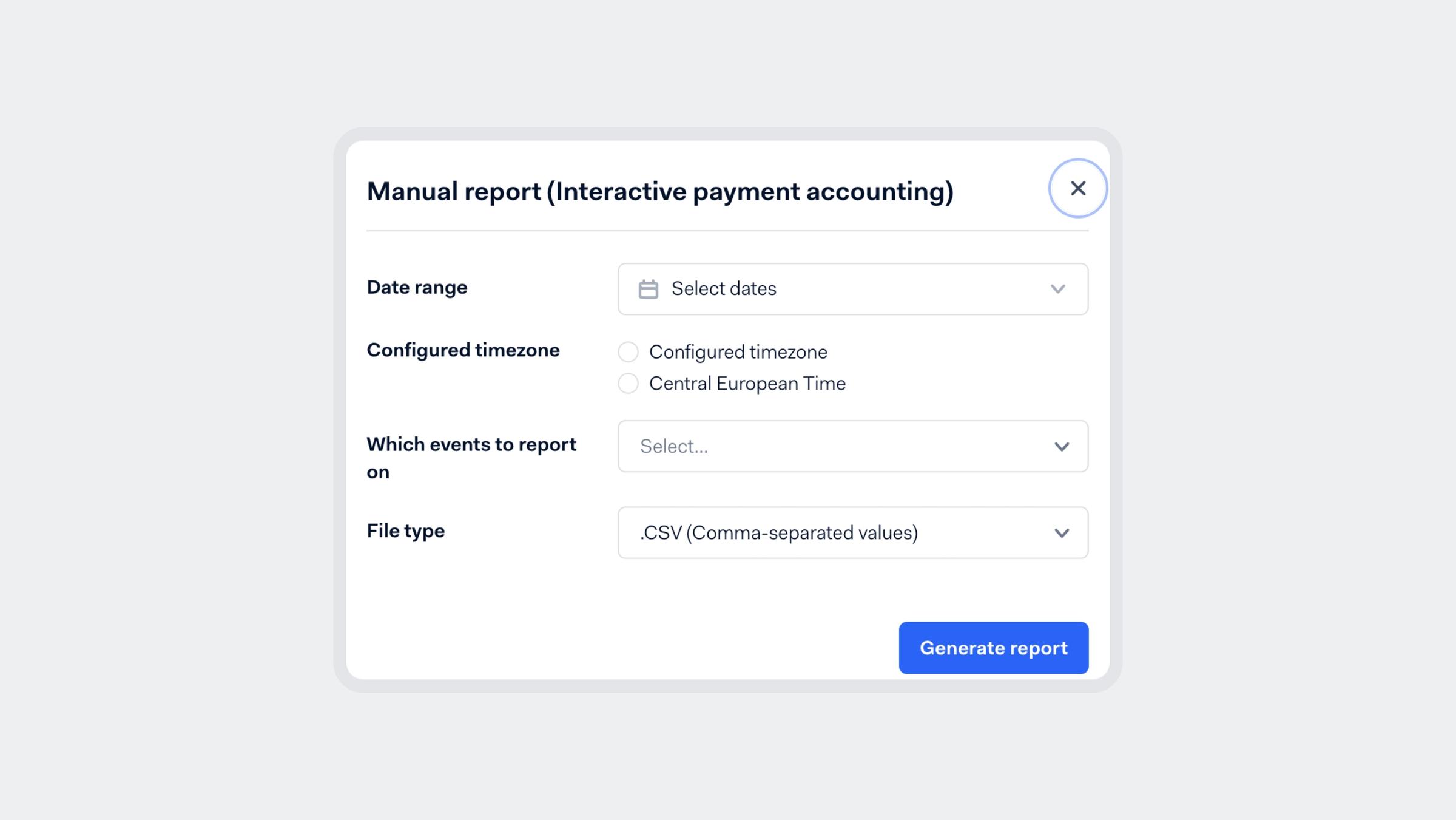 Ui screens for product updates