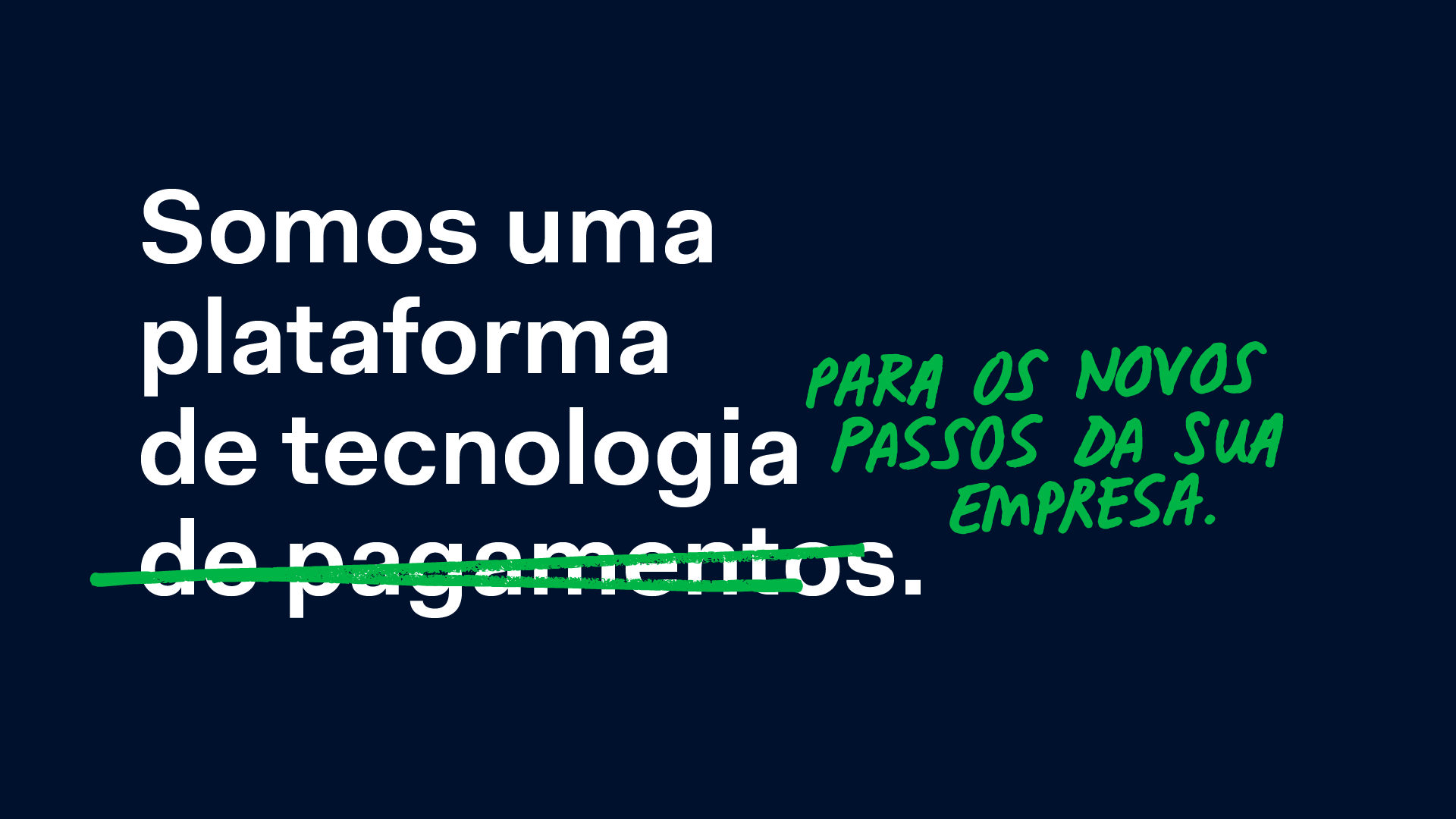 Plataforma de tecnologia de pagamentos para os novos passos da sua empresa