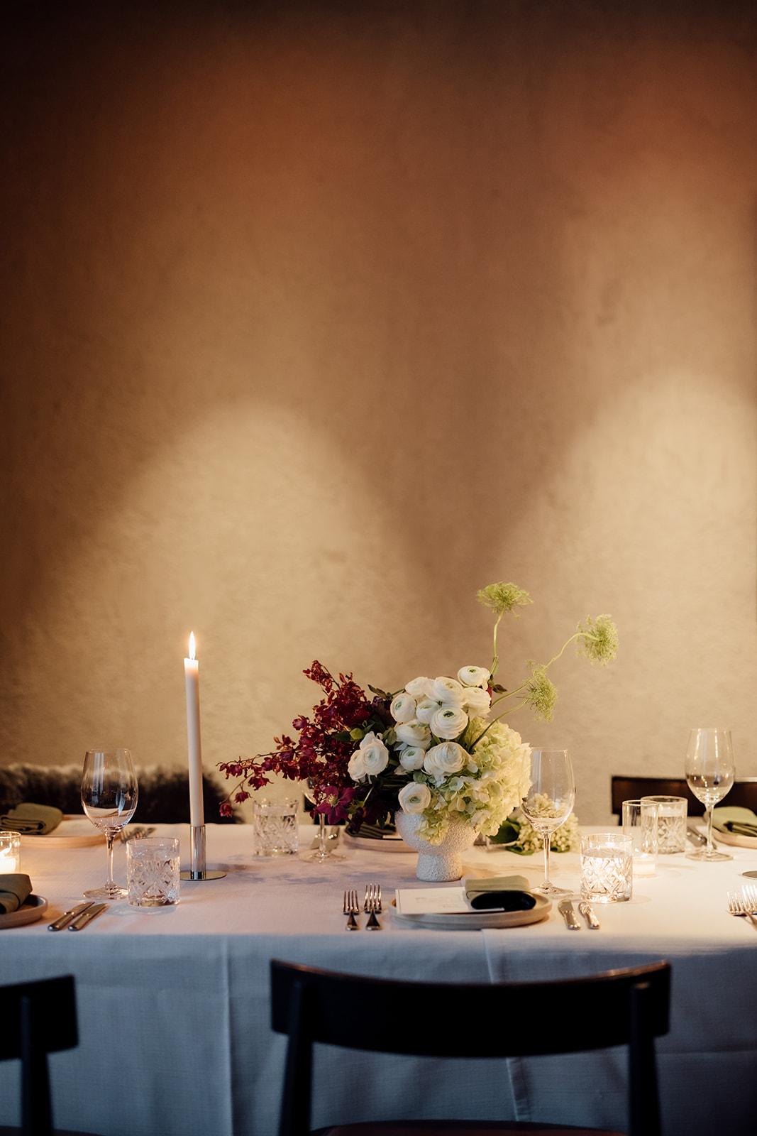 A table at the venue - Matilda restaurant in Australia.