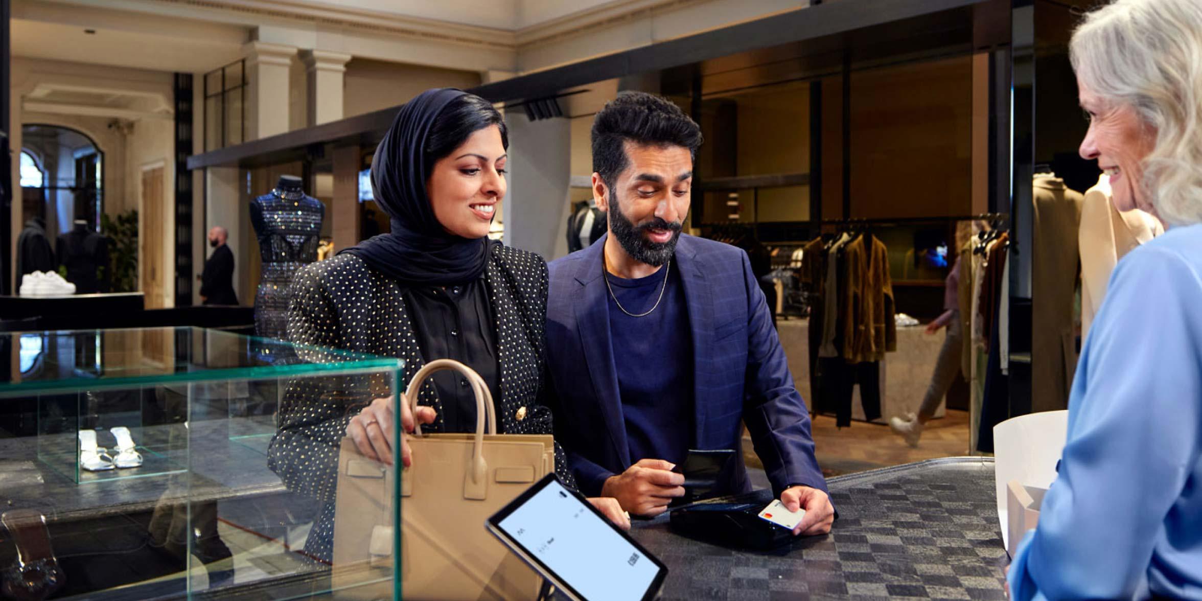 Person looking at the Adyen Customer Area