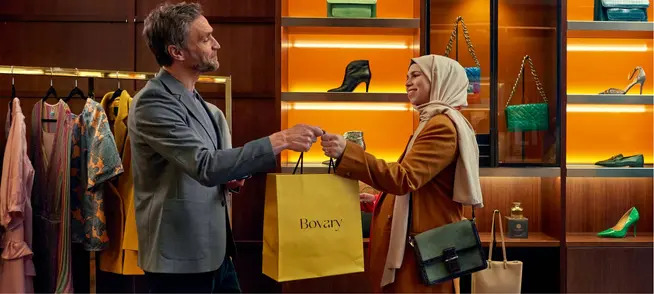 Shopping in store