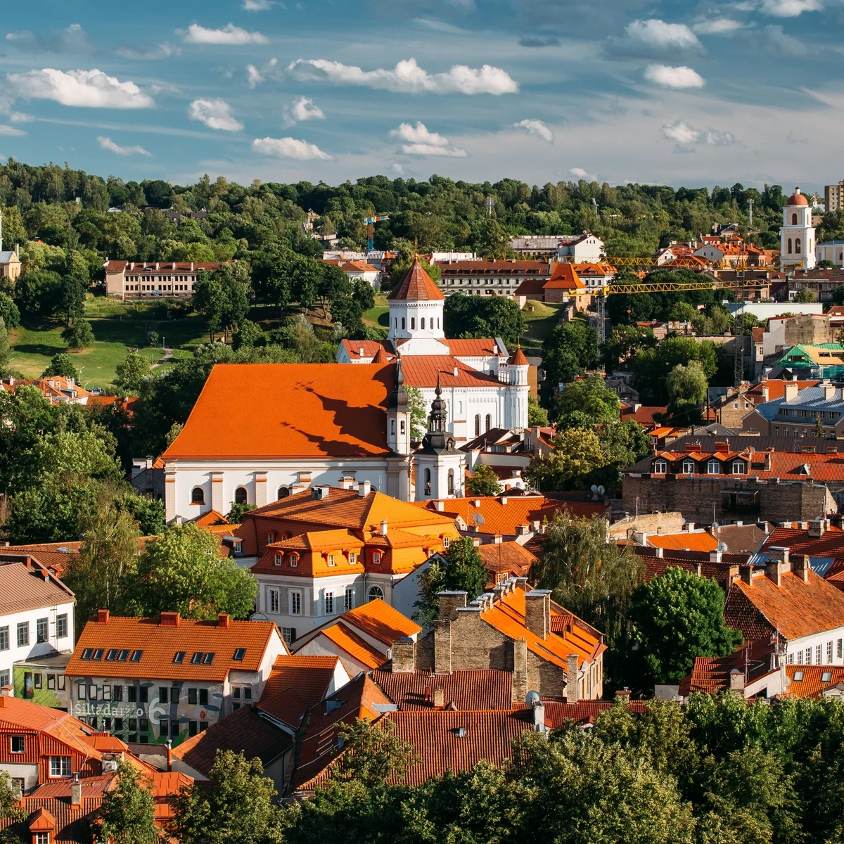 View of Vilnius old town