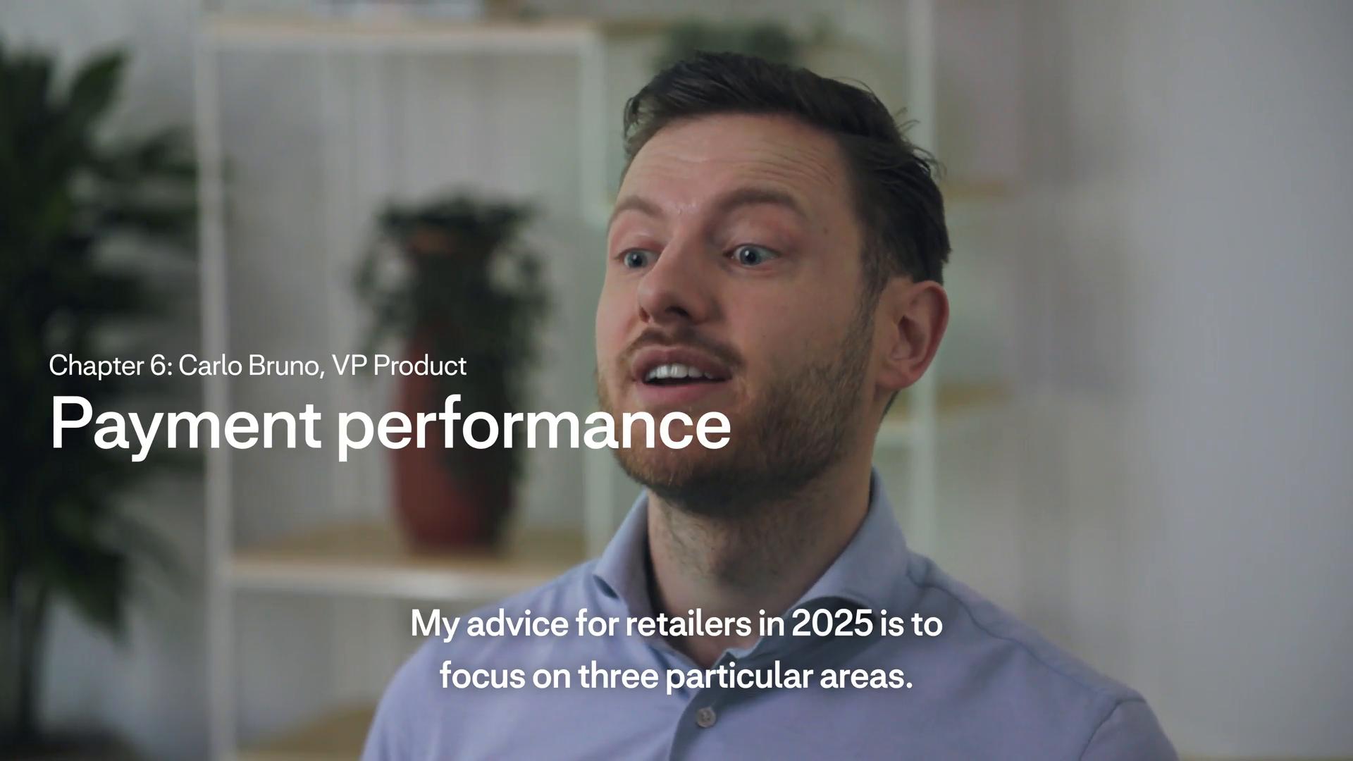 Cahpter 6: Carlo Bruno about payment performance in English.