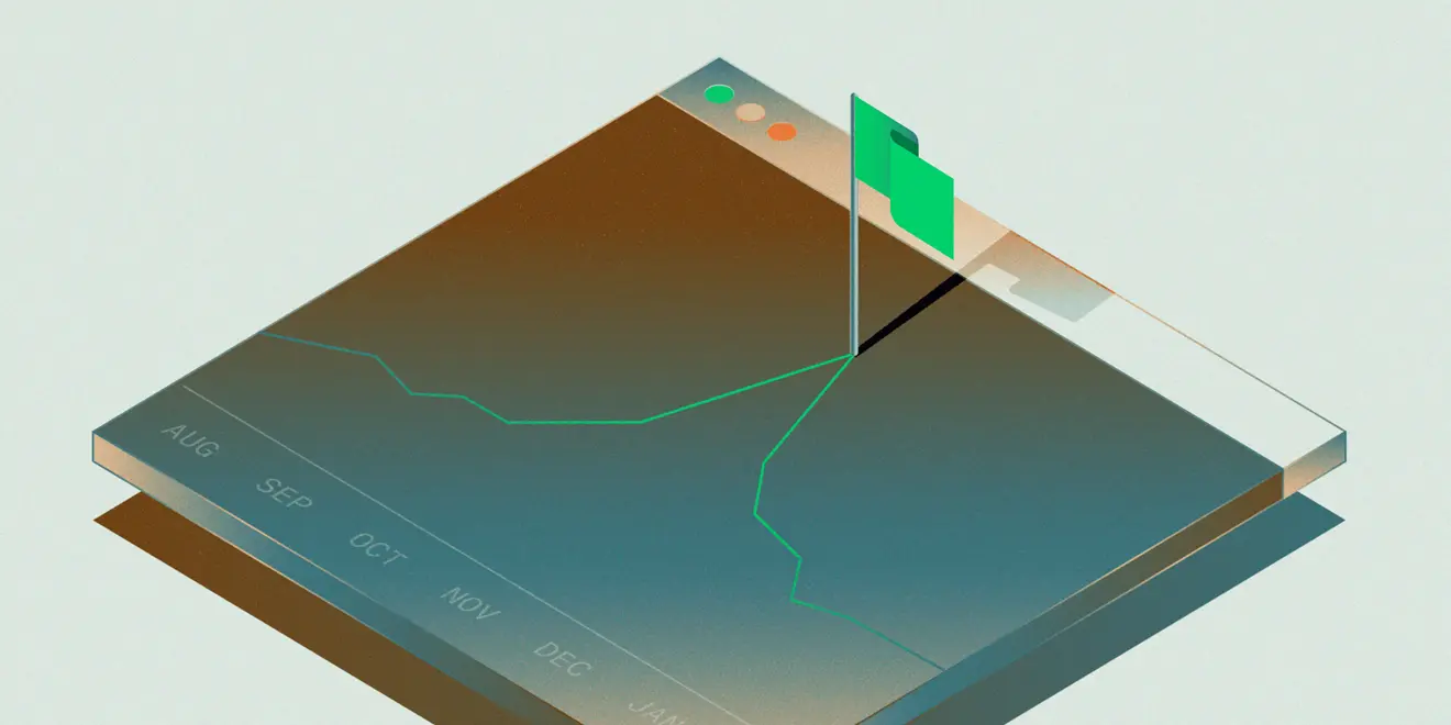 Digital payment graph illustration representing Adyen’s payment processing overview.
