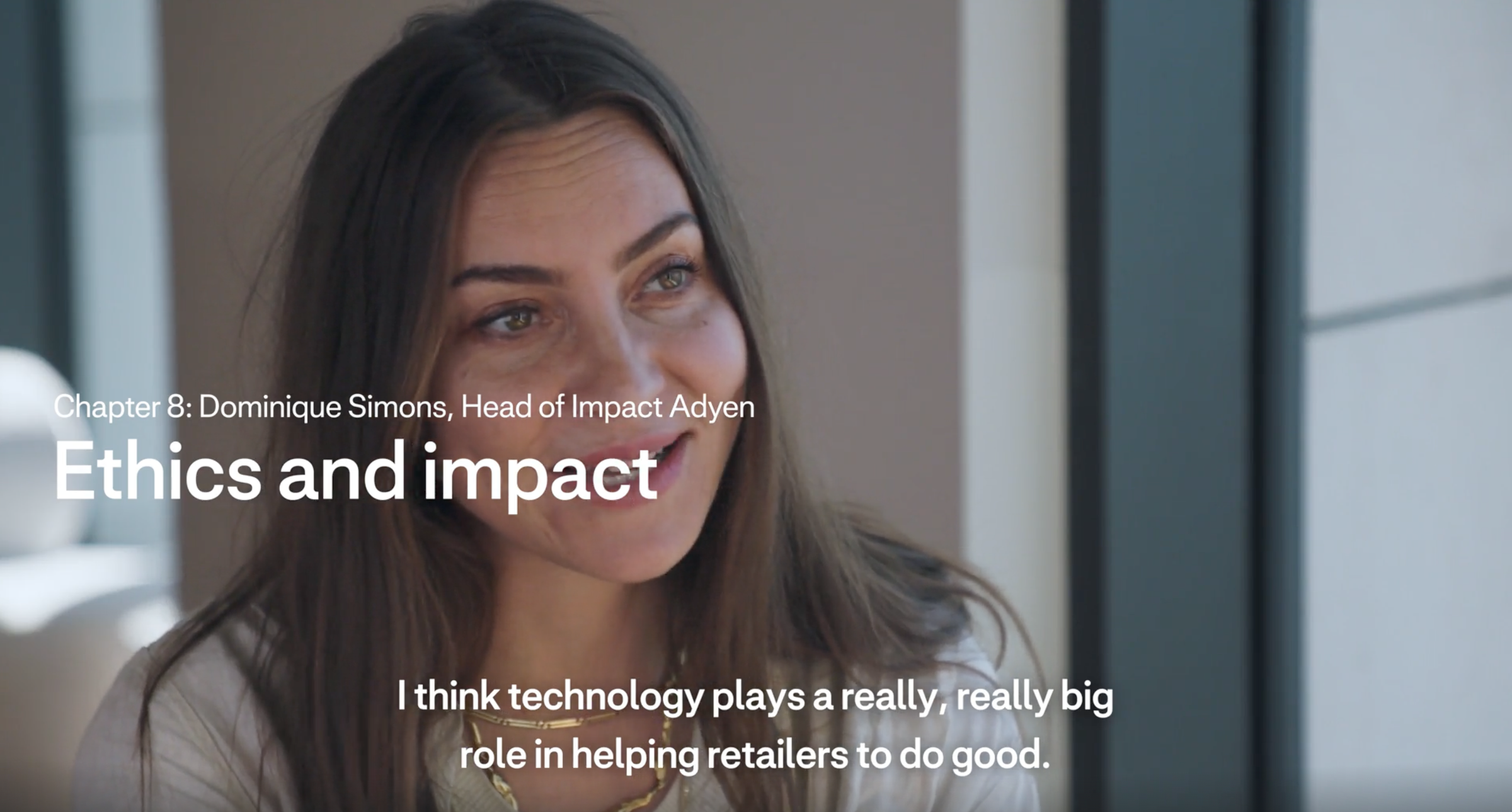 Chapter 8: Dominique Simons about Ethics and Impact in English.