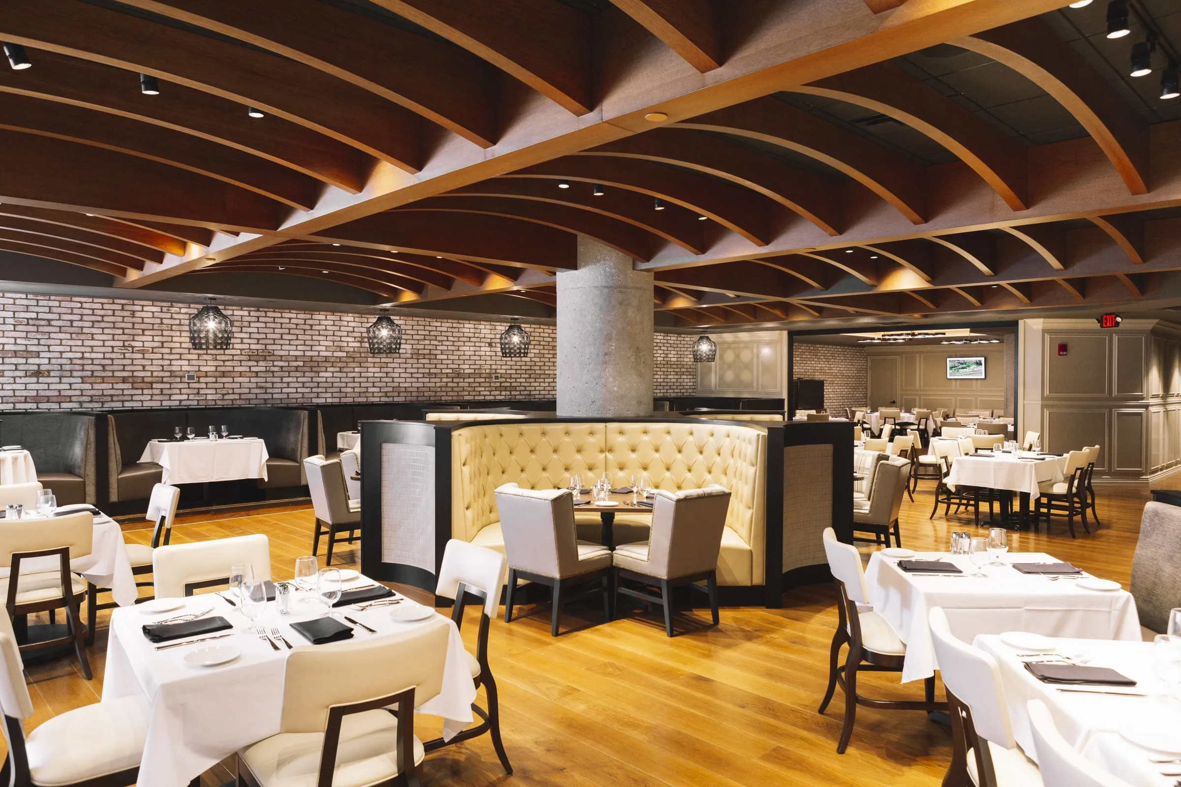 Dinner offering at Tony's - the event venue.