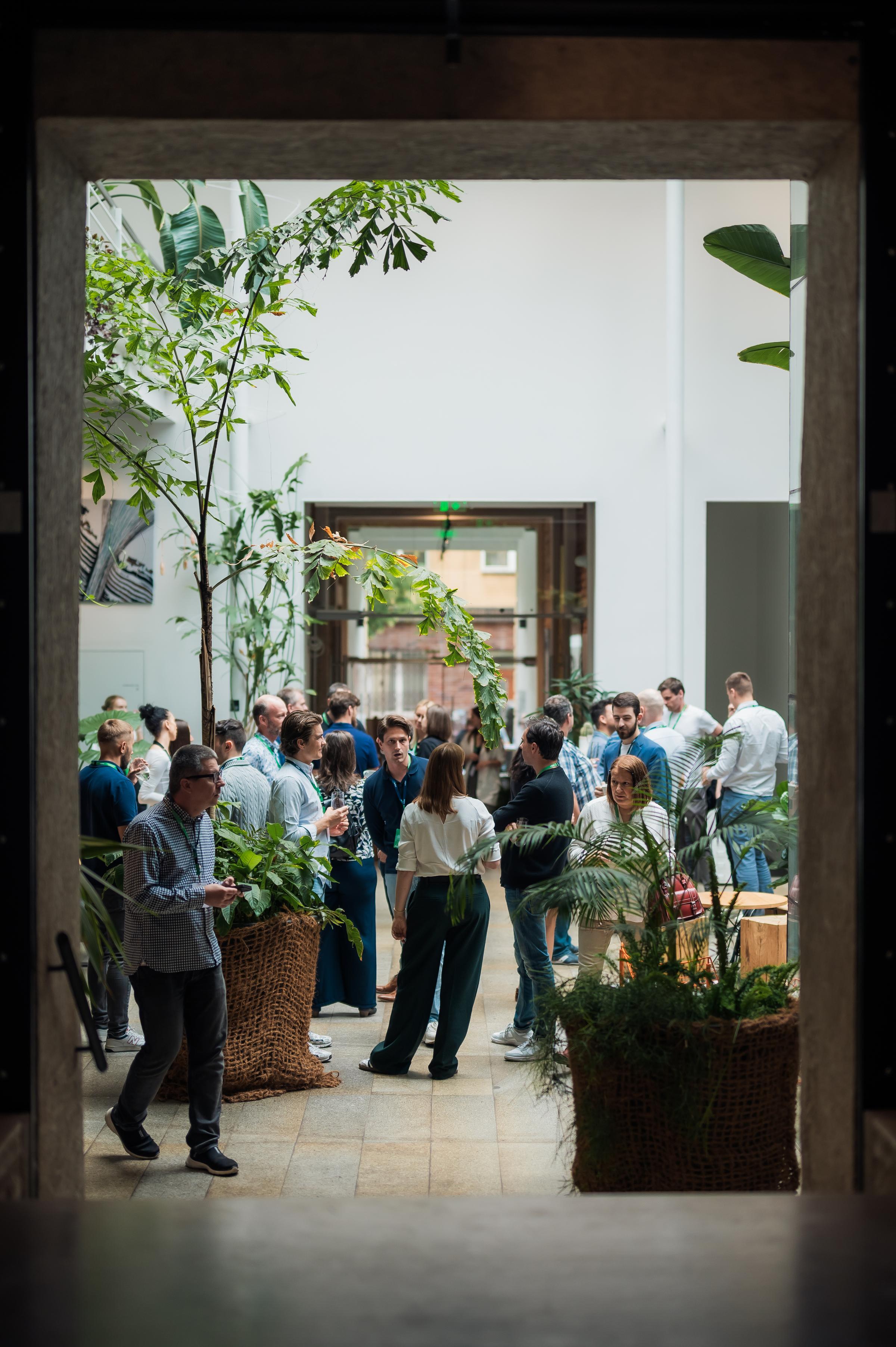 Group of people at Adyen Connect in Prague