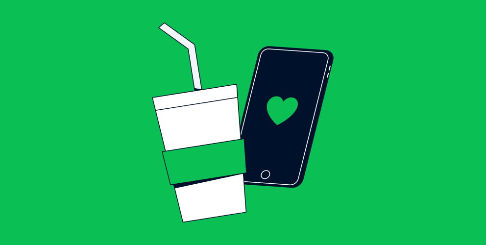 Illustration of in-app loyalty program