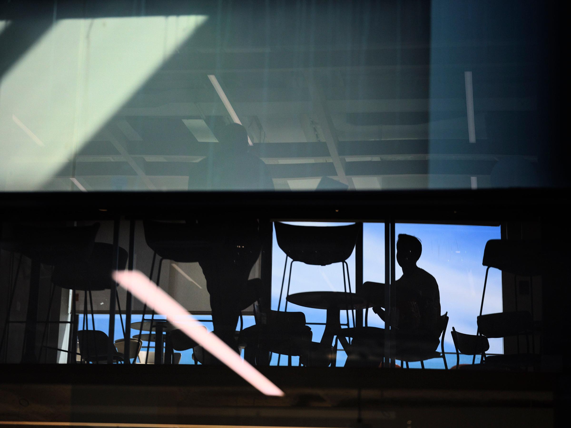 Adyen employees working in the Adyen office in Madrid