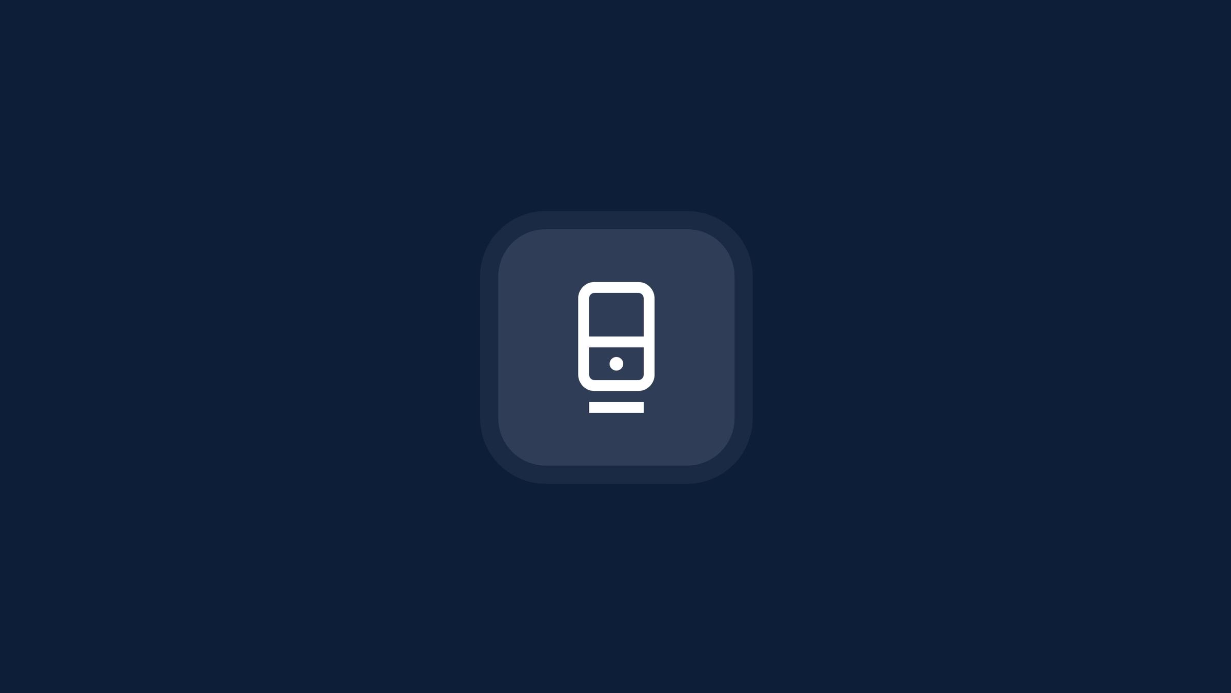 Icons on black of green background