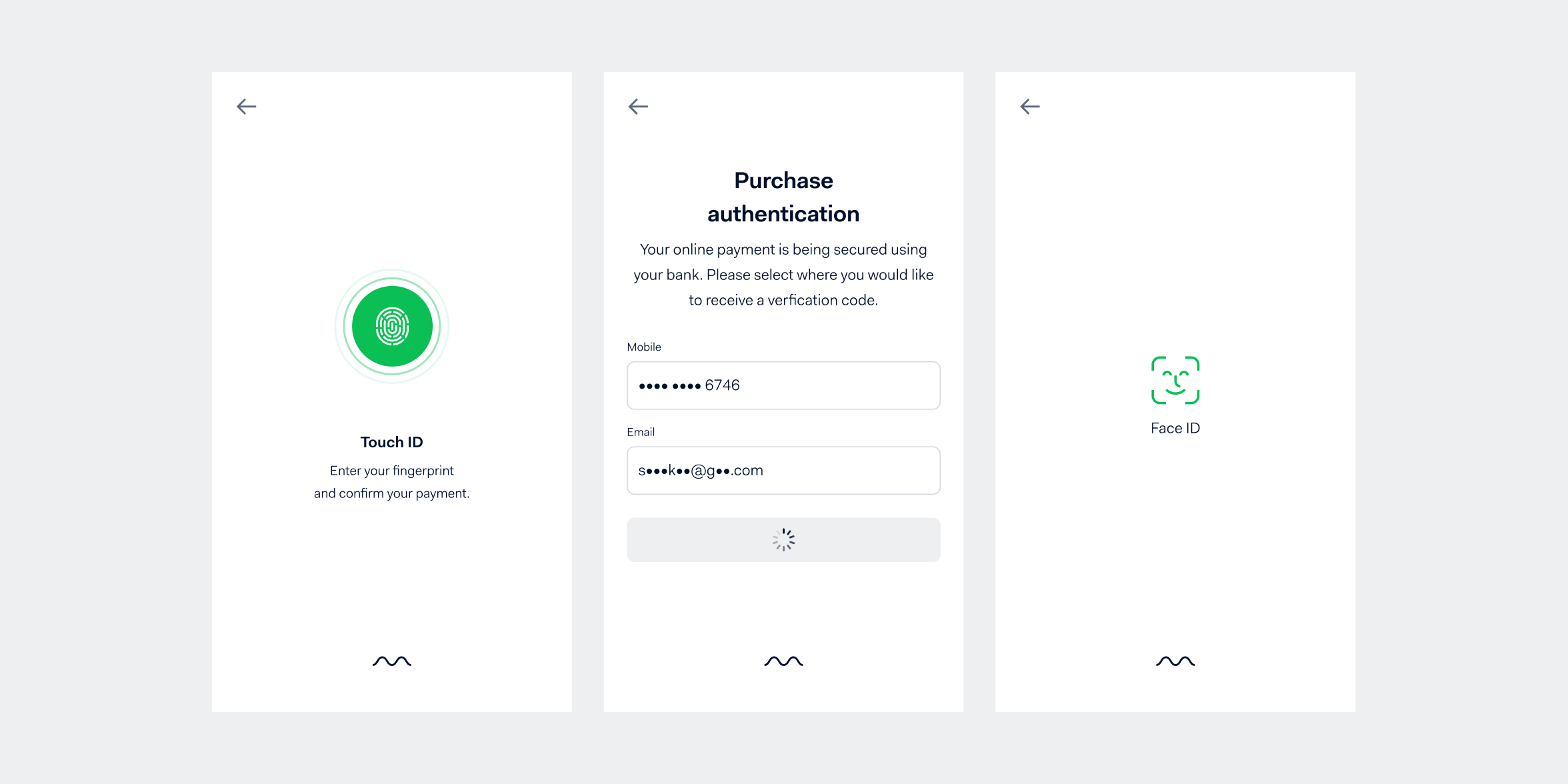 Authentication in-app