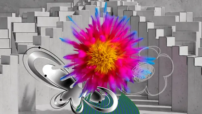 3D abstract art by Adobe artist