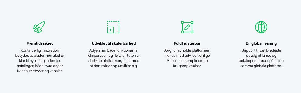 Grunde til at vælge adyen