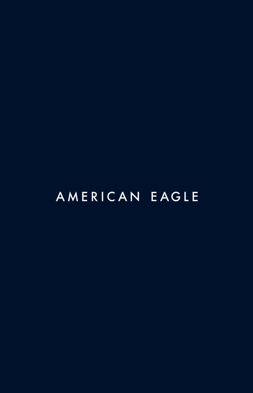 Logotipo de American Eagle sobre fondo oscuro