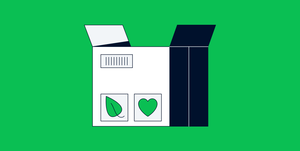 Illustration of sustainable delivery