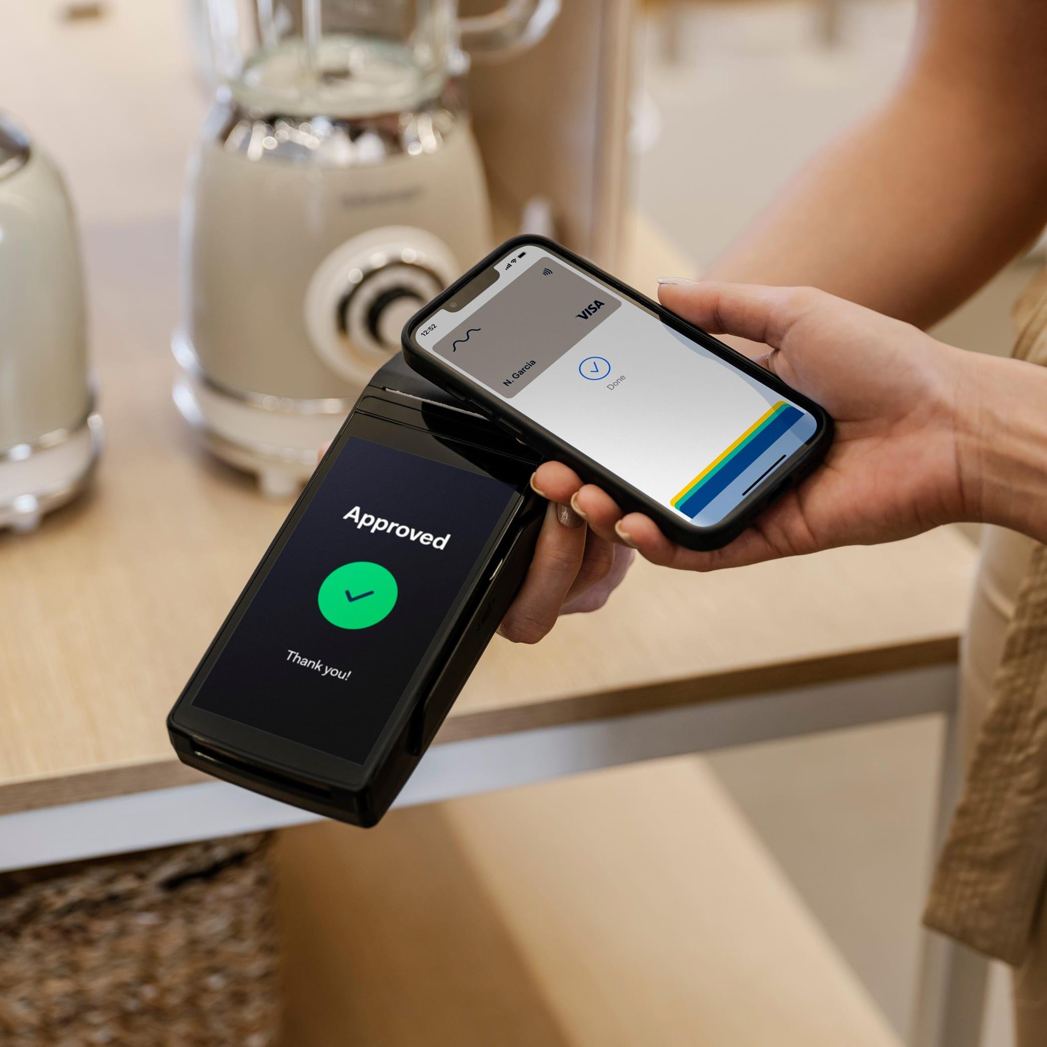 payment at homeware store