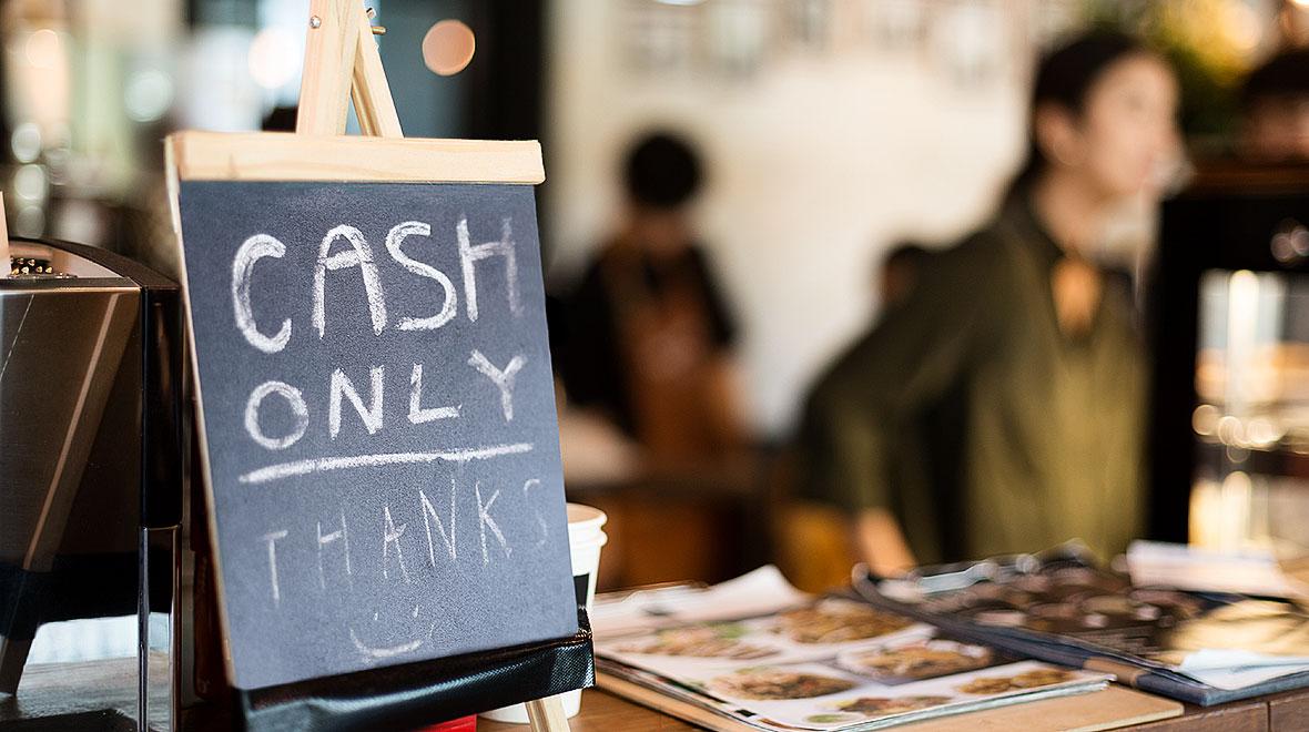 Nur Bargeld, danke