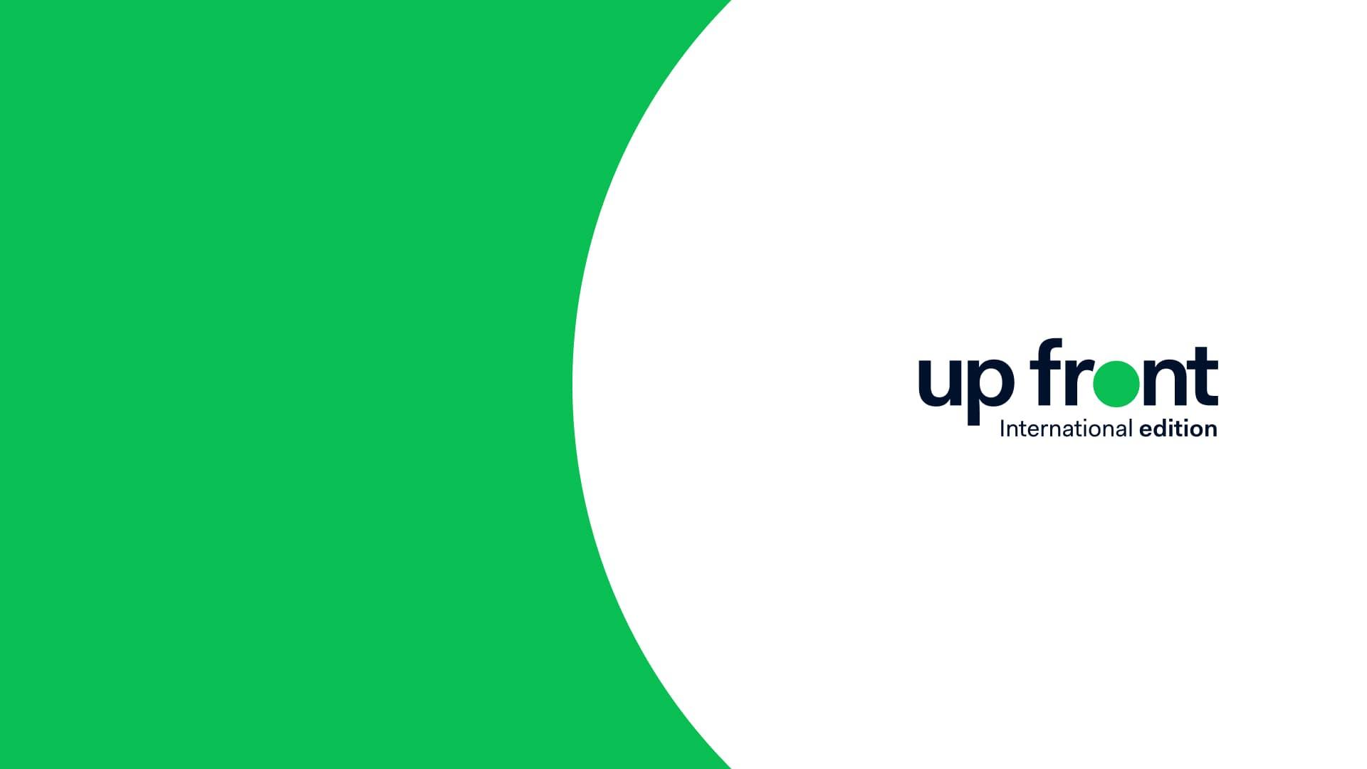 Upfront International Ausgabe Logo