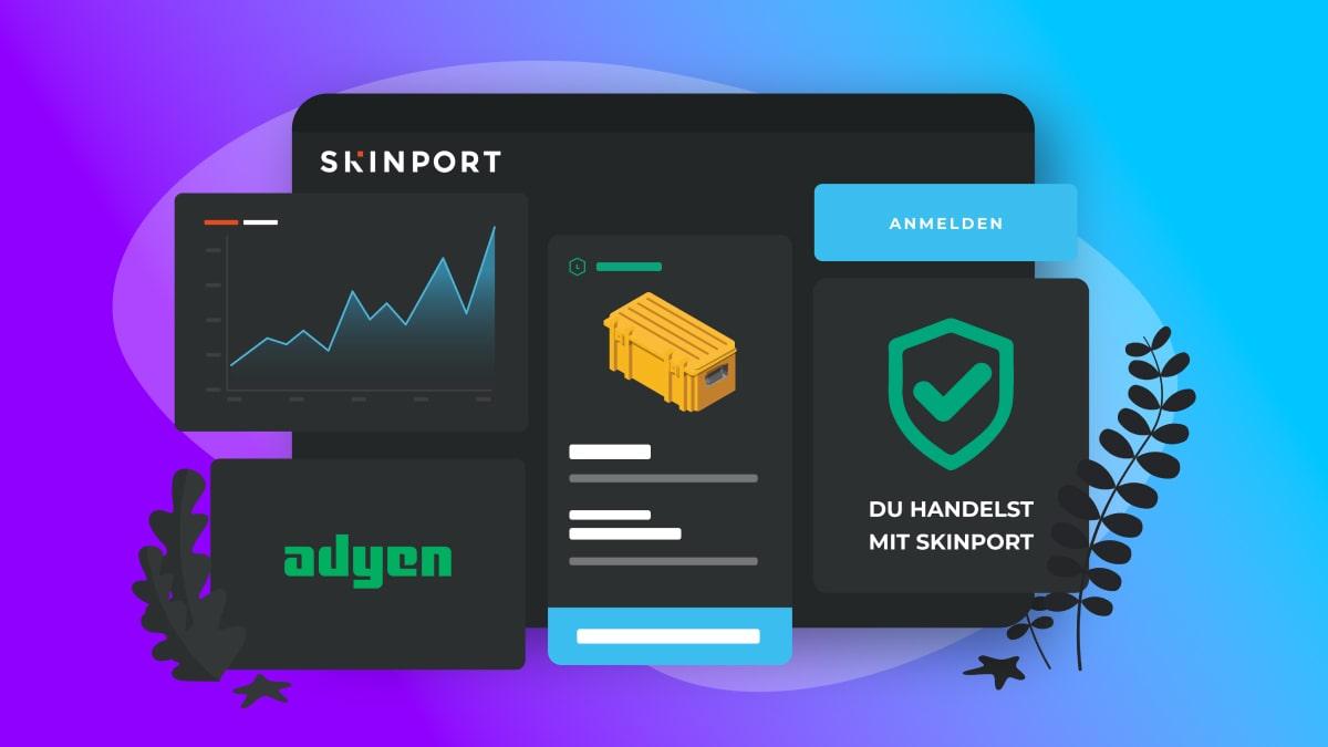 Gamer nutzt den Skinport-Marktplatz
