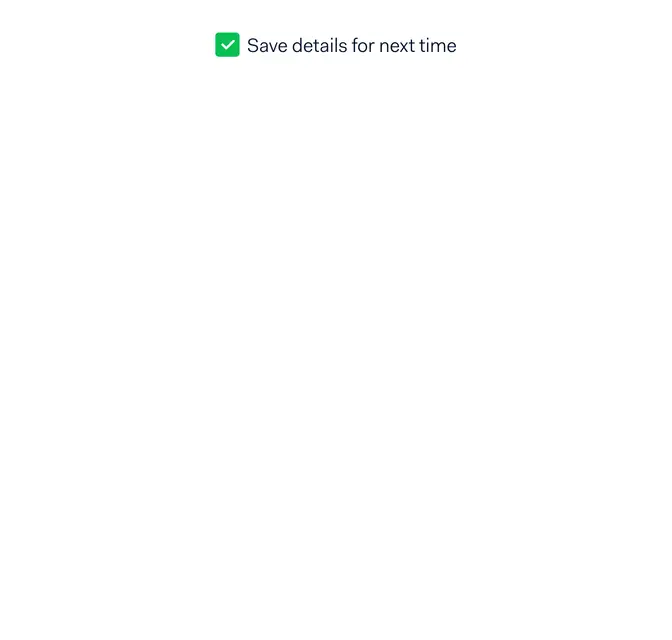 Adyen checkout interface on a smartphone showing payment options.