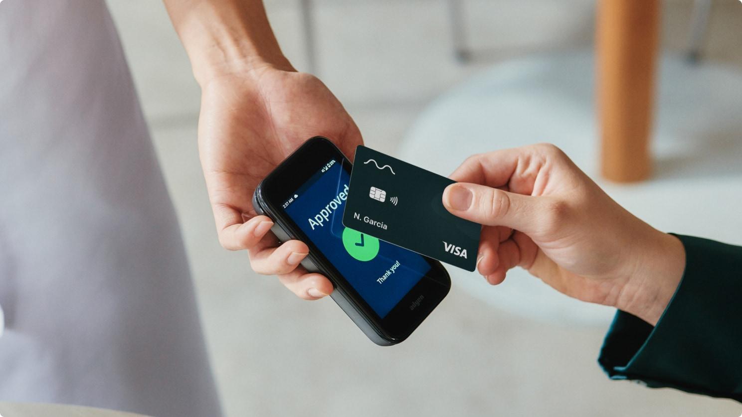 An image showing point of sale payment