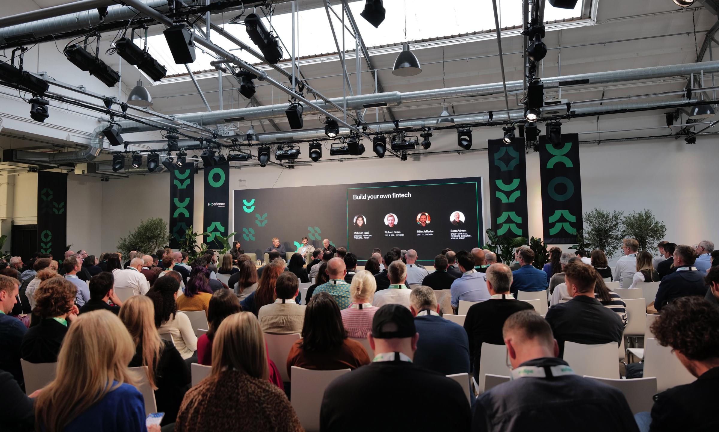 Adyen experience event stage