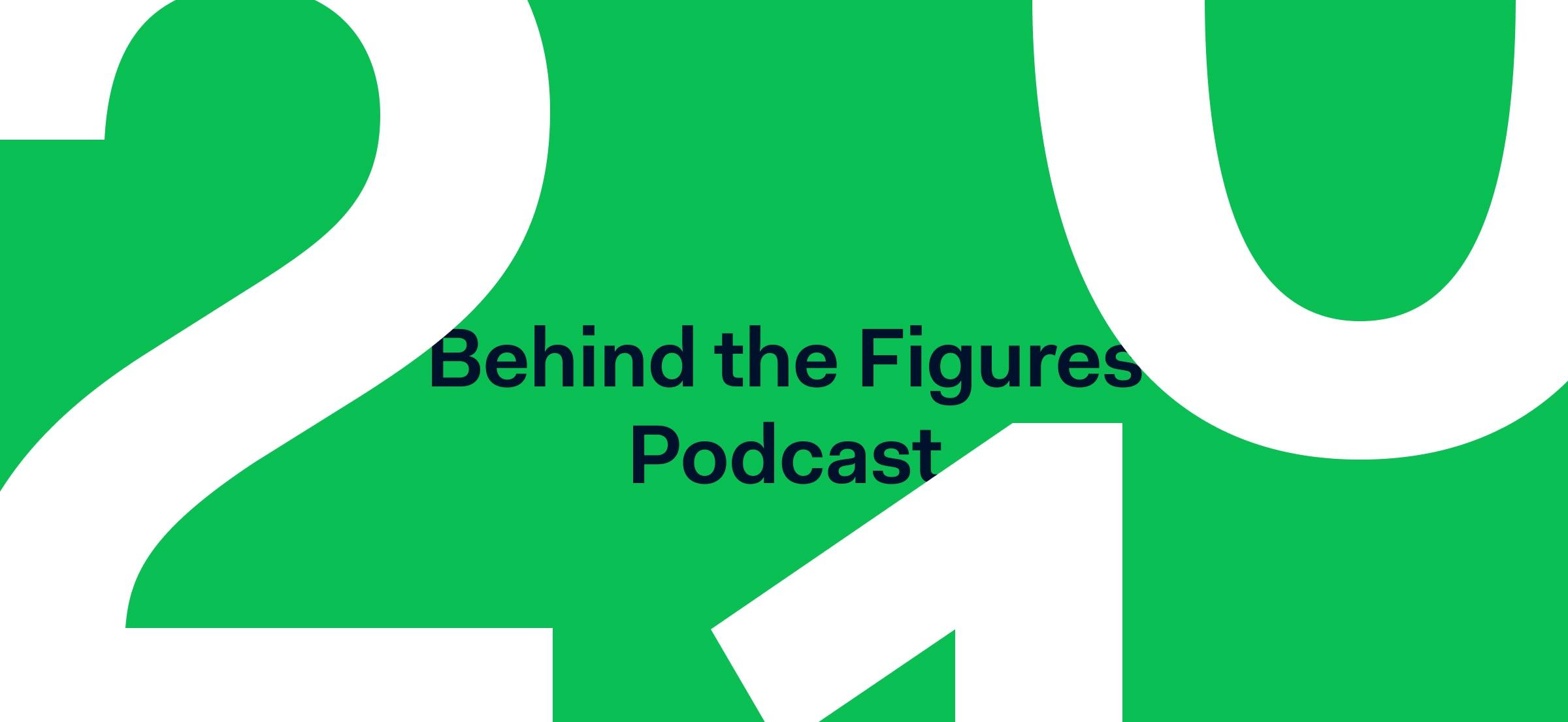 Behind the figures Podcast header