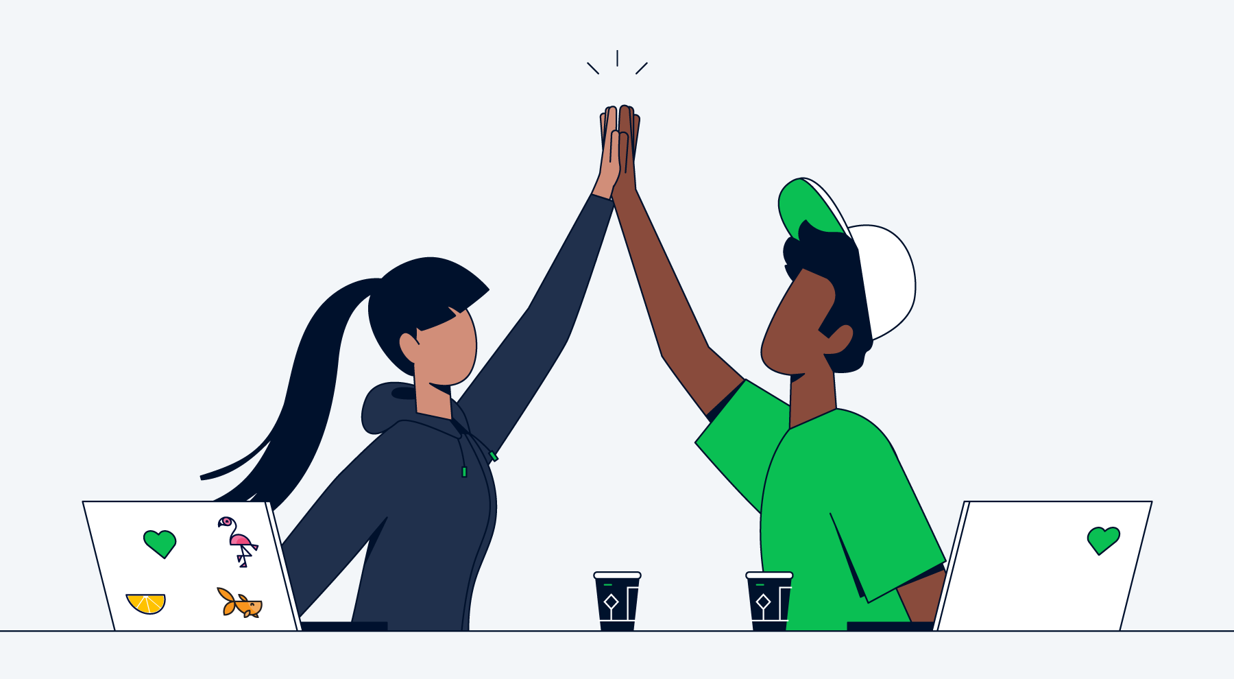 Adyen Team Work illustration
