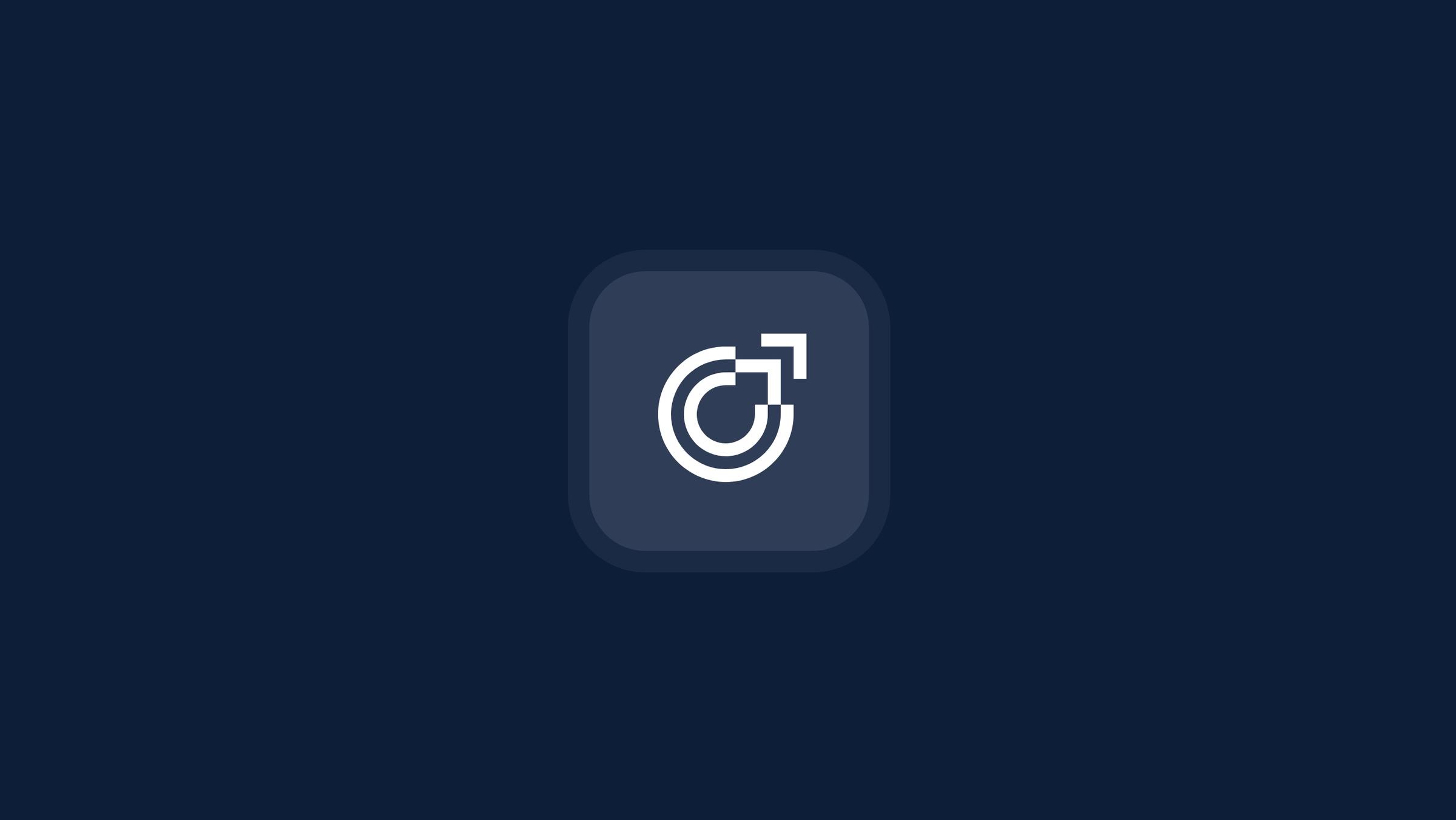 Product icon on a dark background